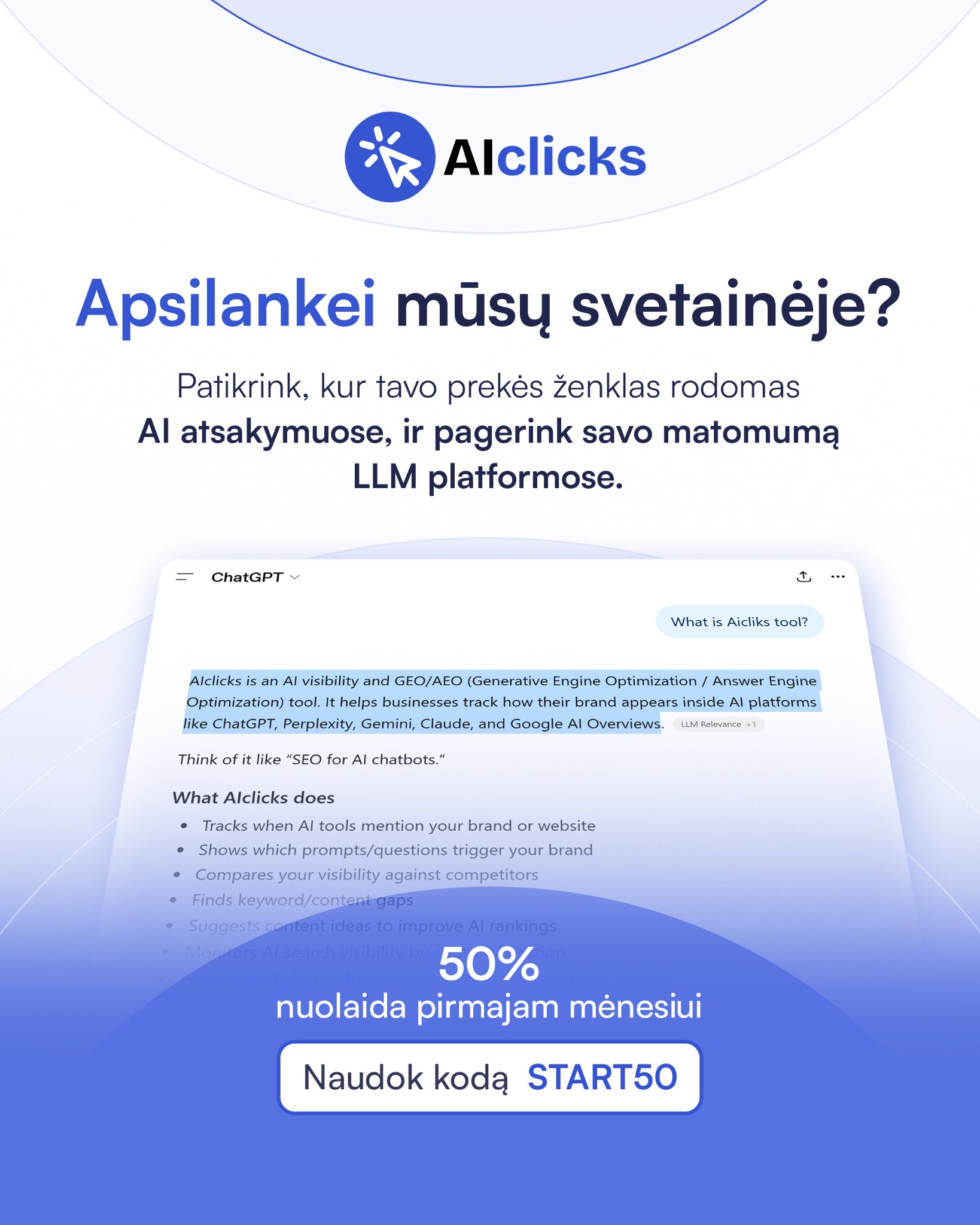 AIclicks Facebook ad
