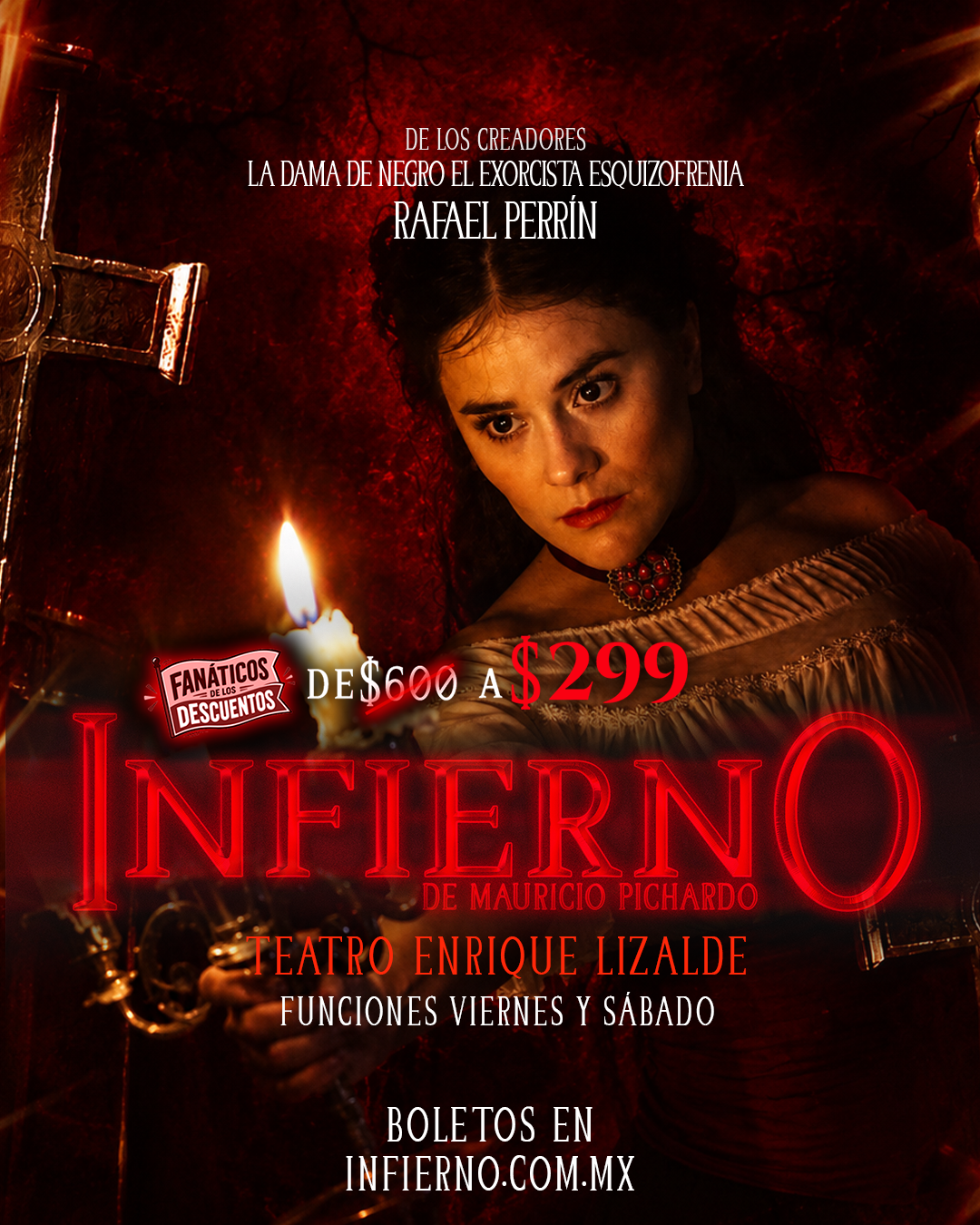 Infierno Facebook ad: ¿De visita? Ven al INFIERNO