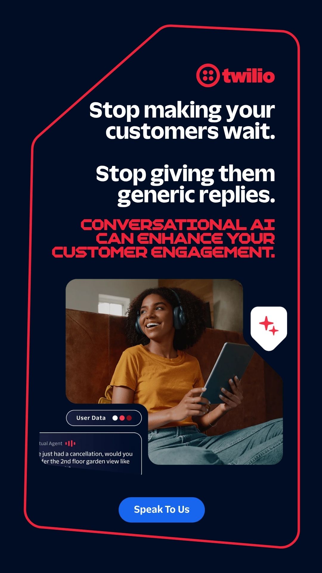Twilio Facebook ad