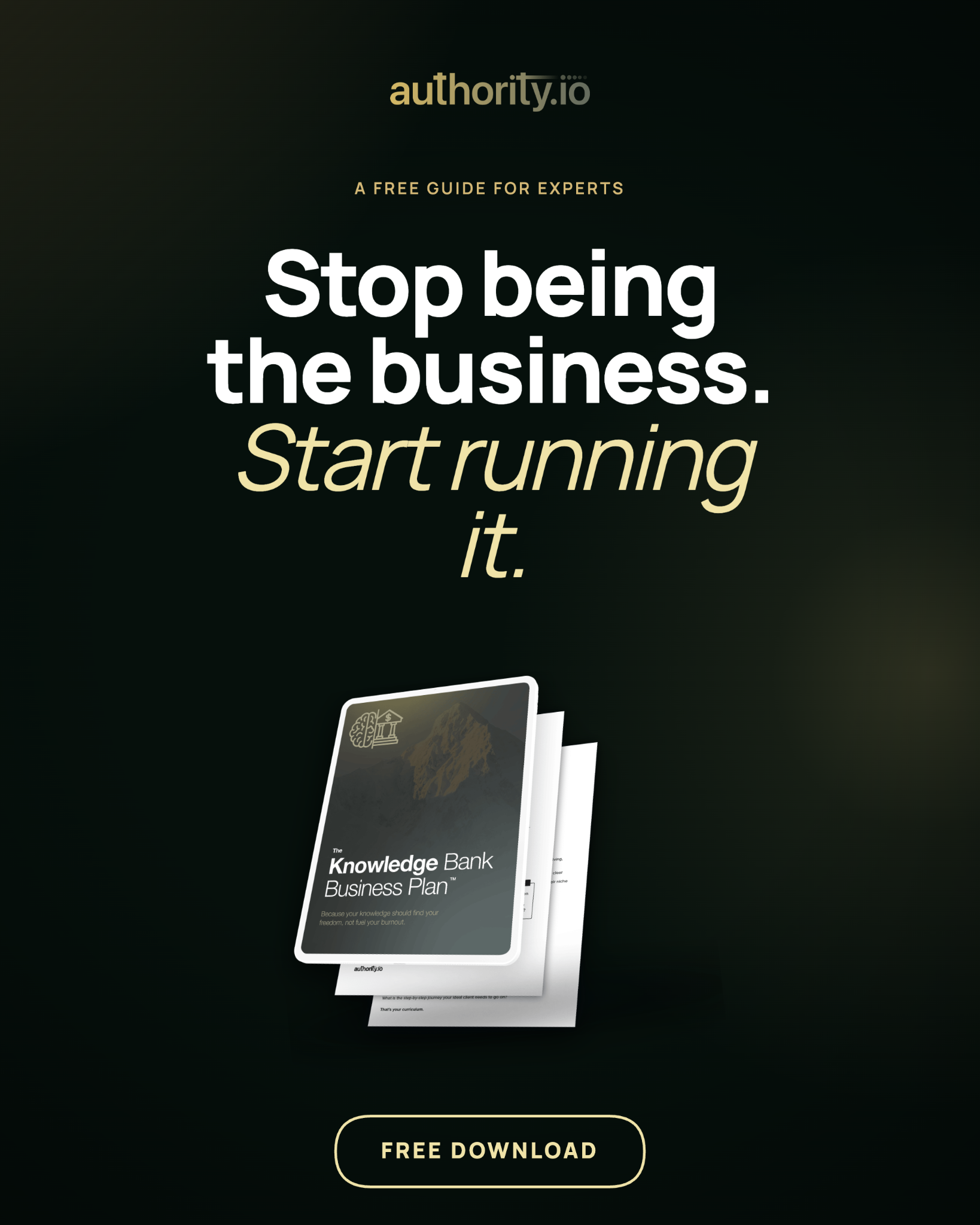 Sunny Lenarduzzi Facebook ad: Unlock The Value Of Your Knowledge Bank