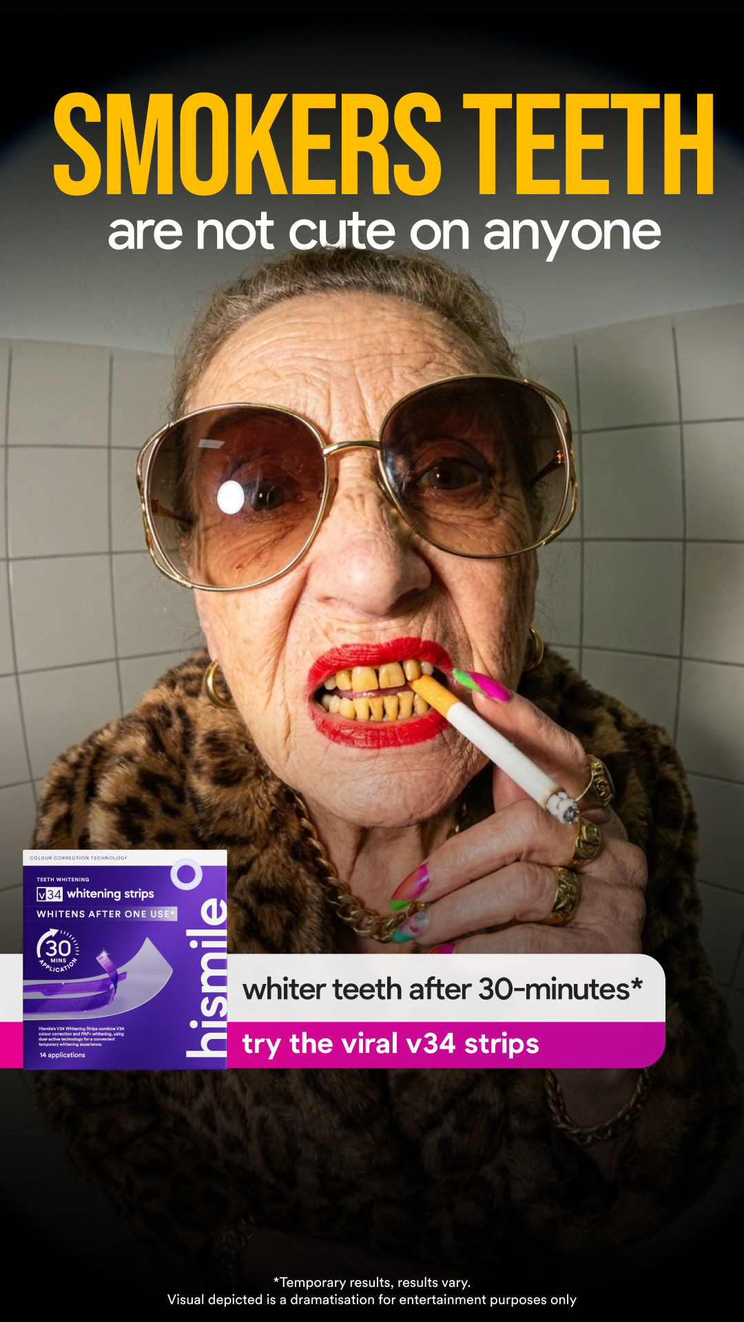 Hismile Facebook ad