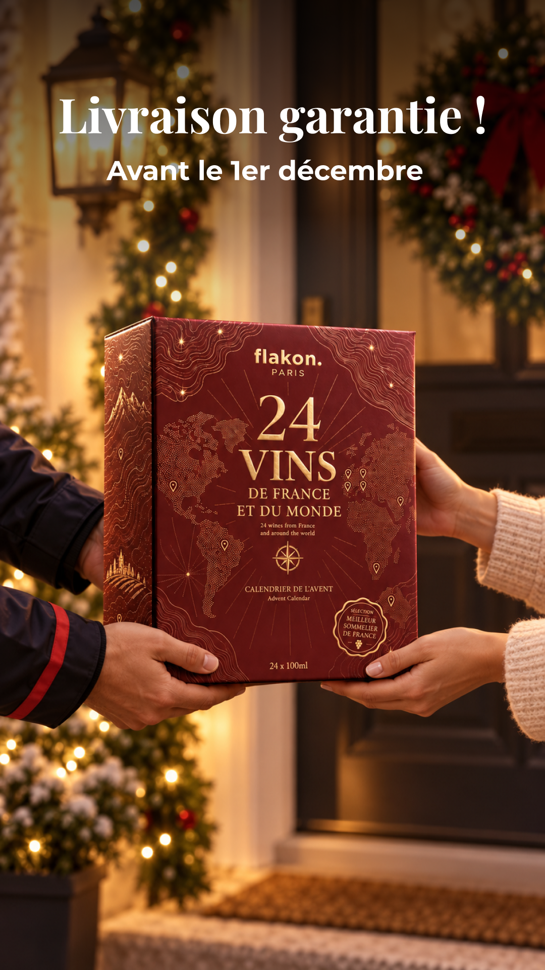 Flakon Facebook ad: Calendrier de l'Avent du Vin
