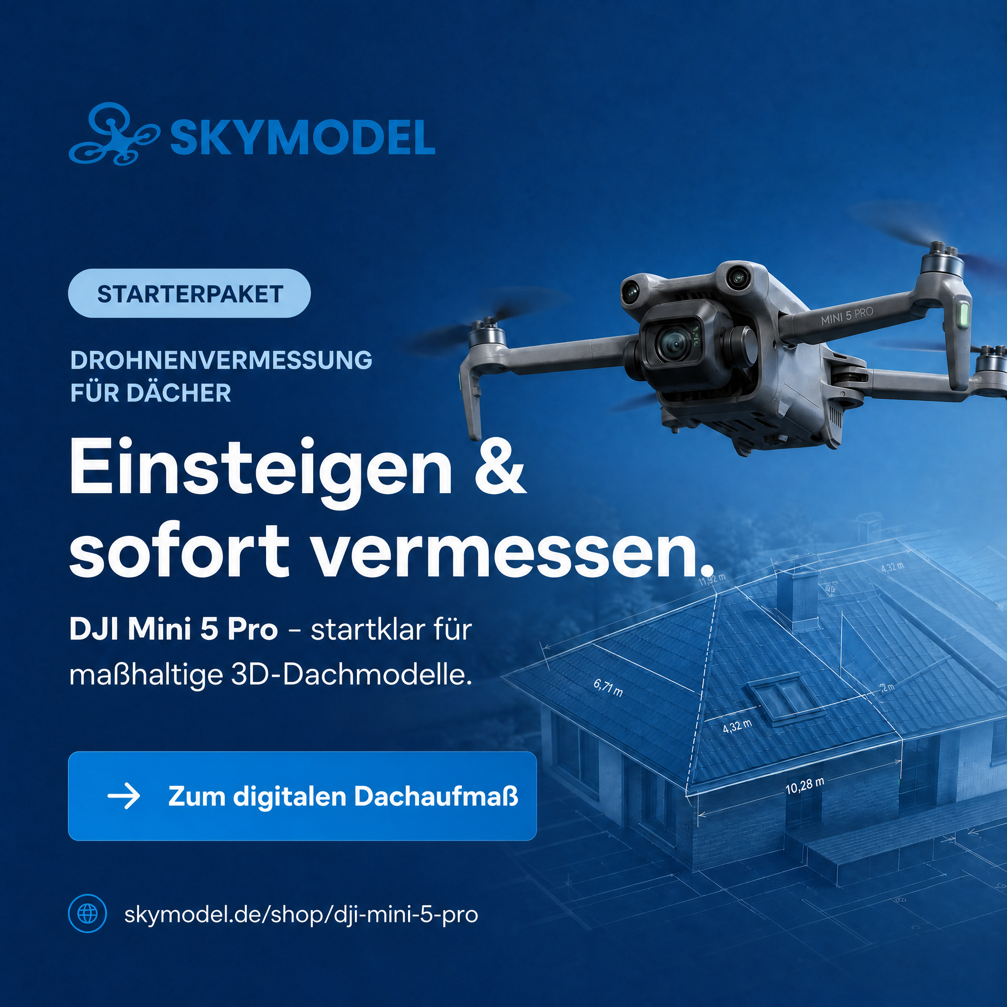 Skymodel Drohnenvermessung Facebook ad