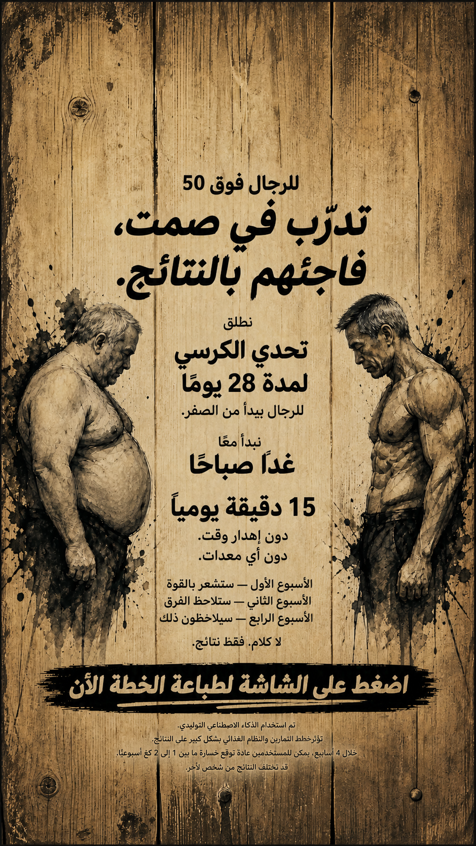 Mike's Strength Challenge Facebook ad