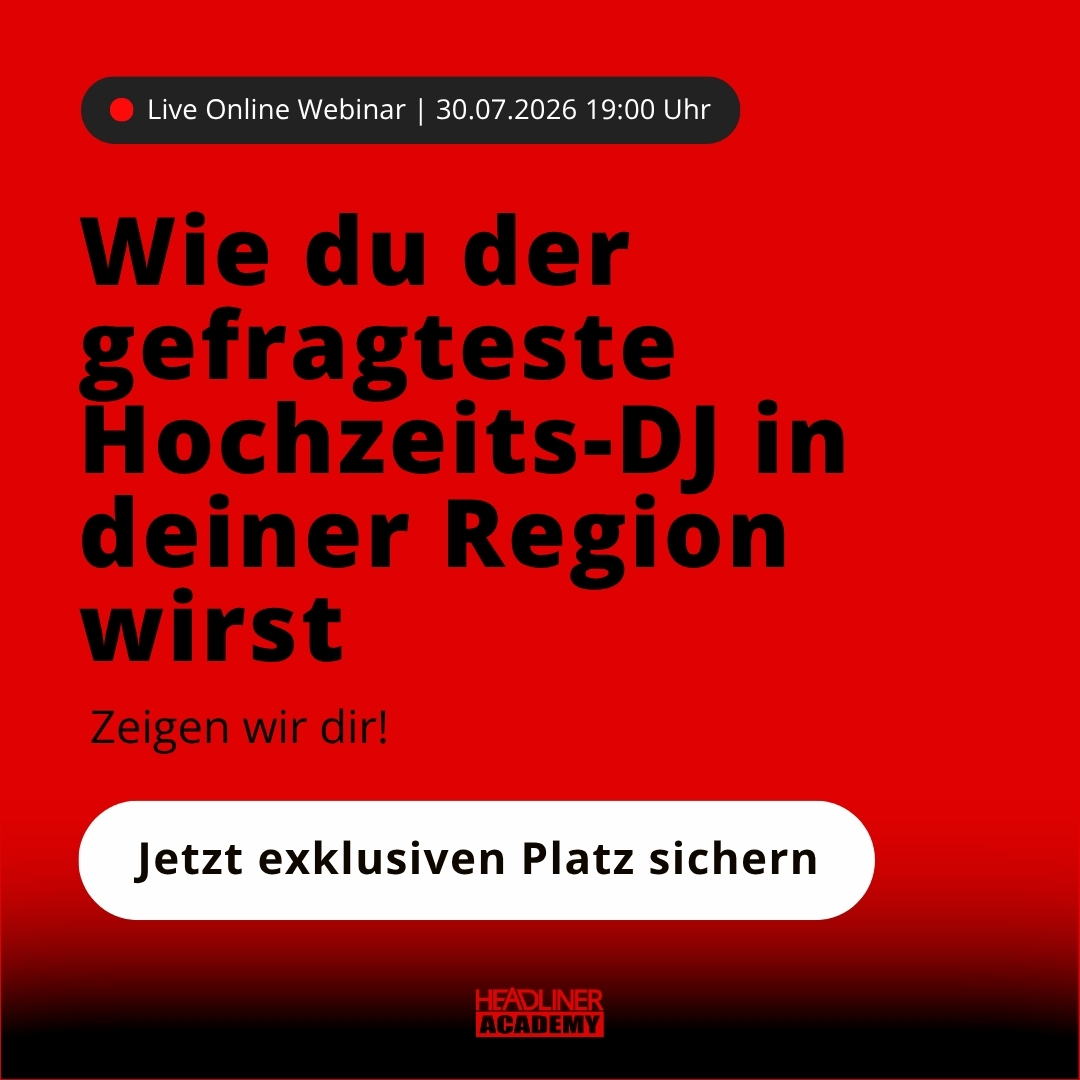 Headliner Academy Facebook ad: Warum viele DJs zu wenig verdienen