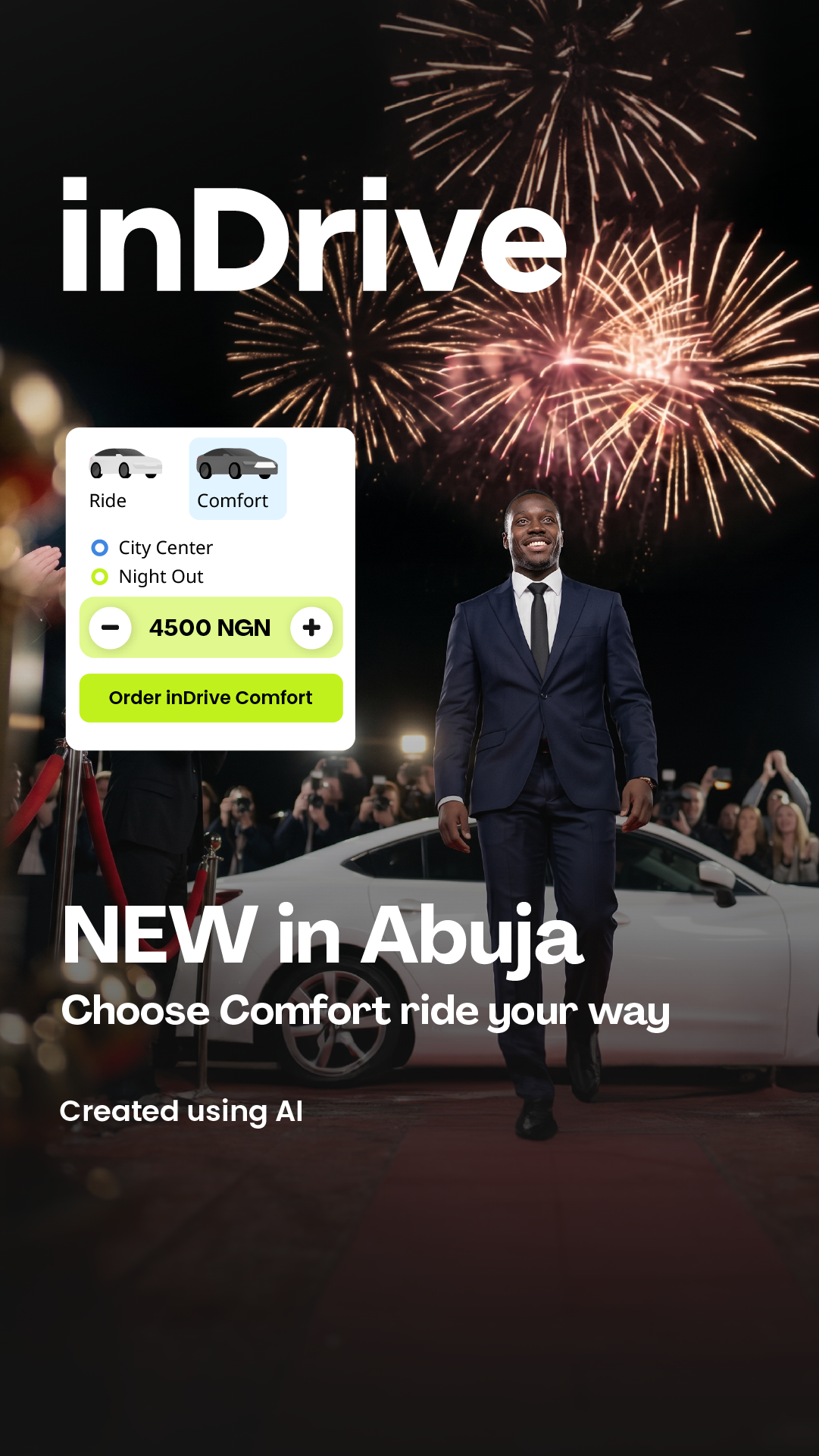 inDrive Facebook ad