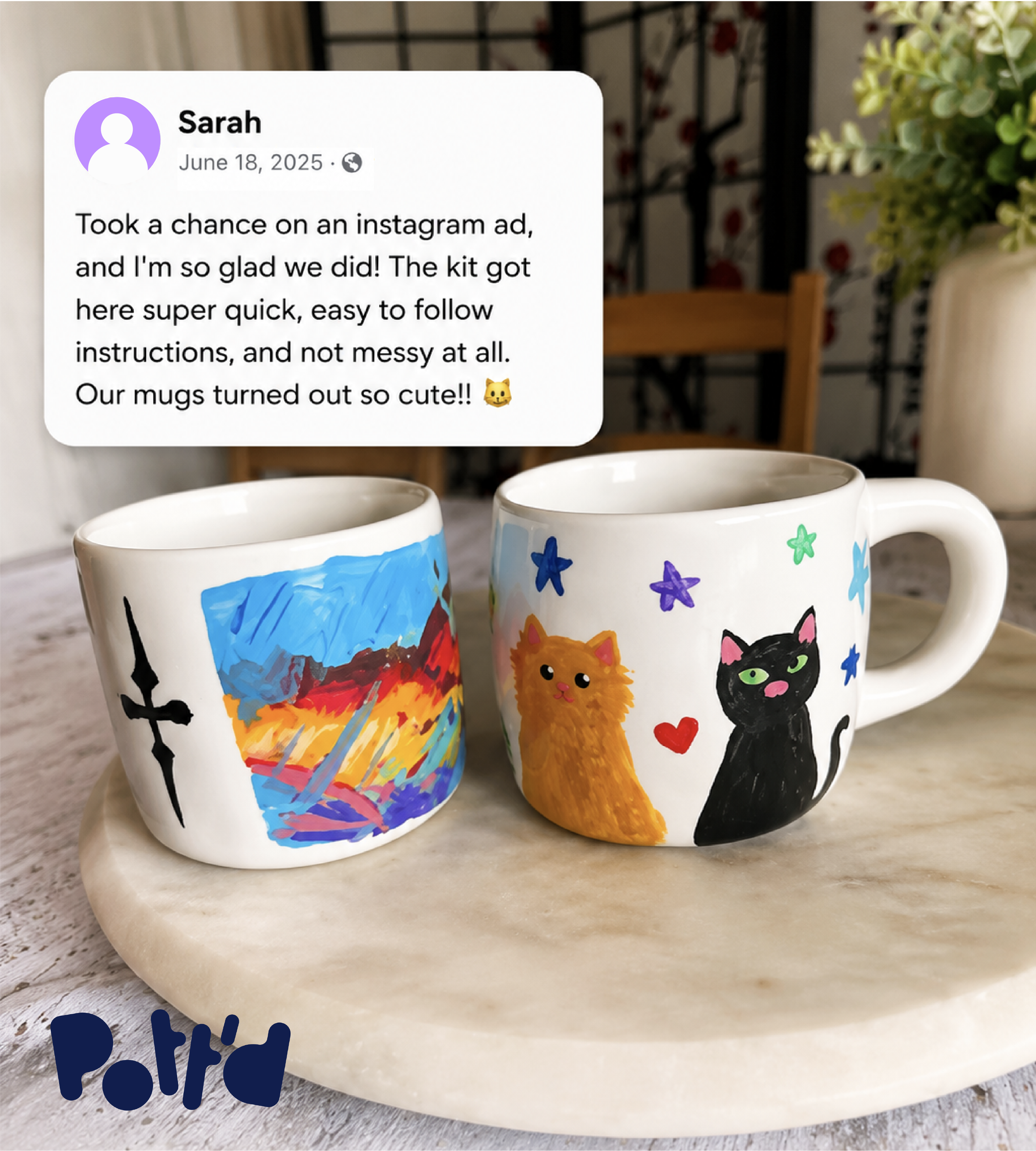 Pott'd Facebook ad