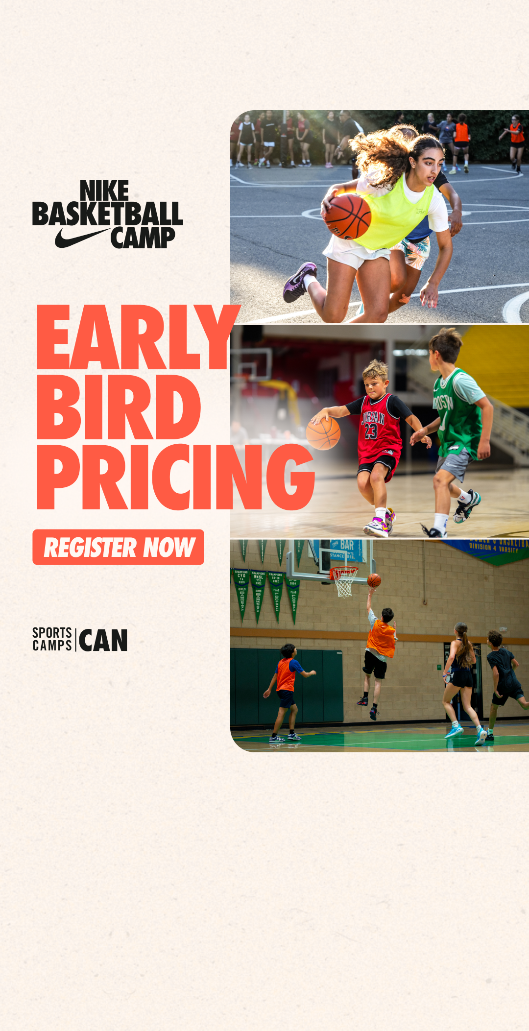 Nike Sports Camps Canada Facebook ad