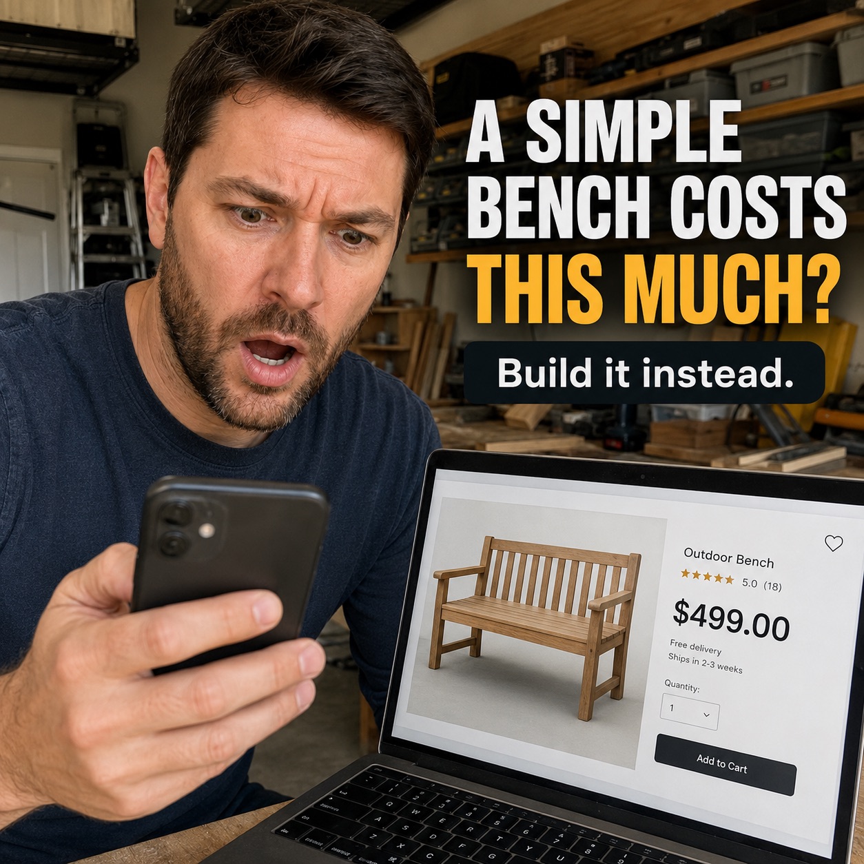 Bevis Wood Club Facebook ad: Before You Buy It, Build It