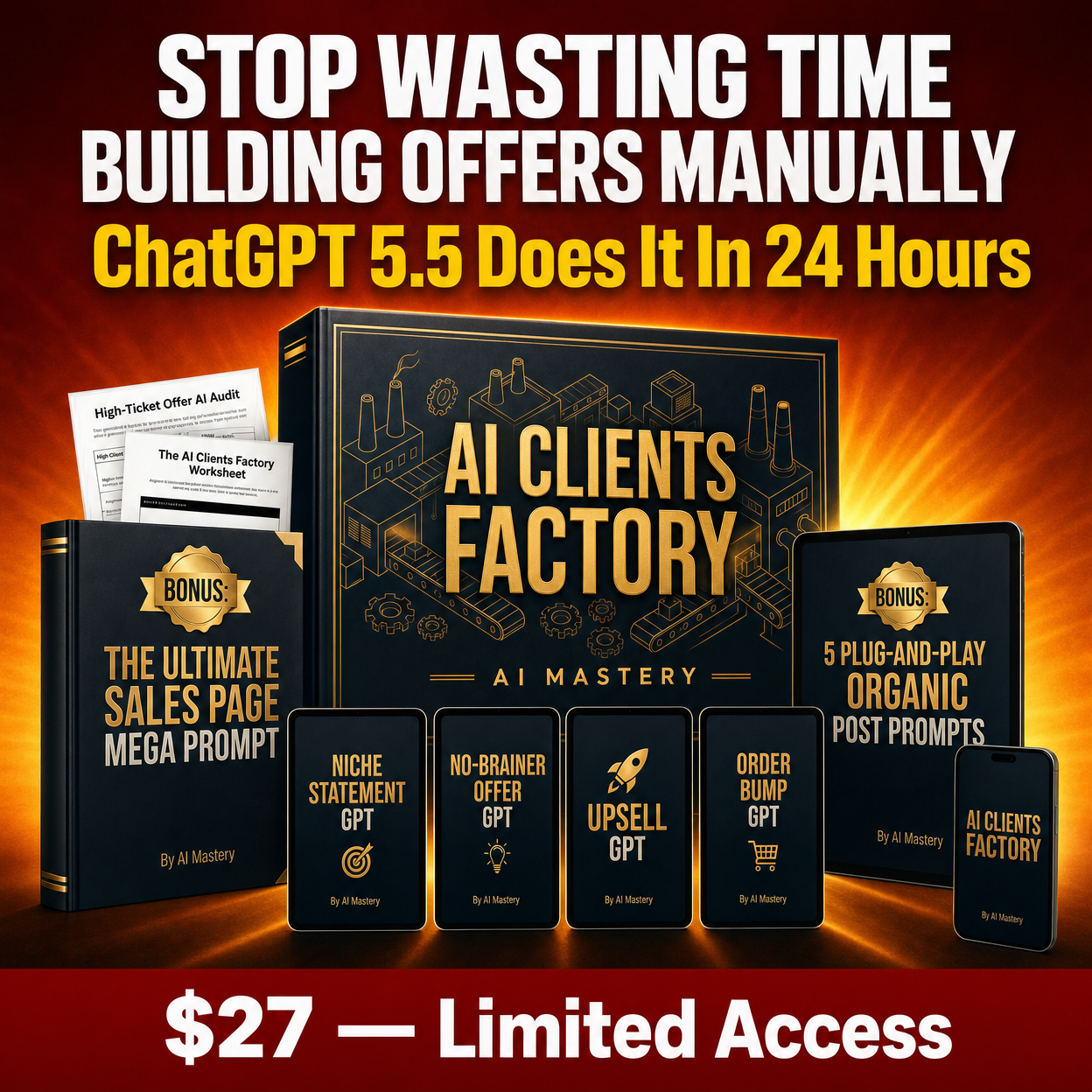 AI Mastery Facebook ad