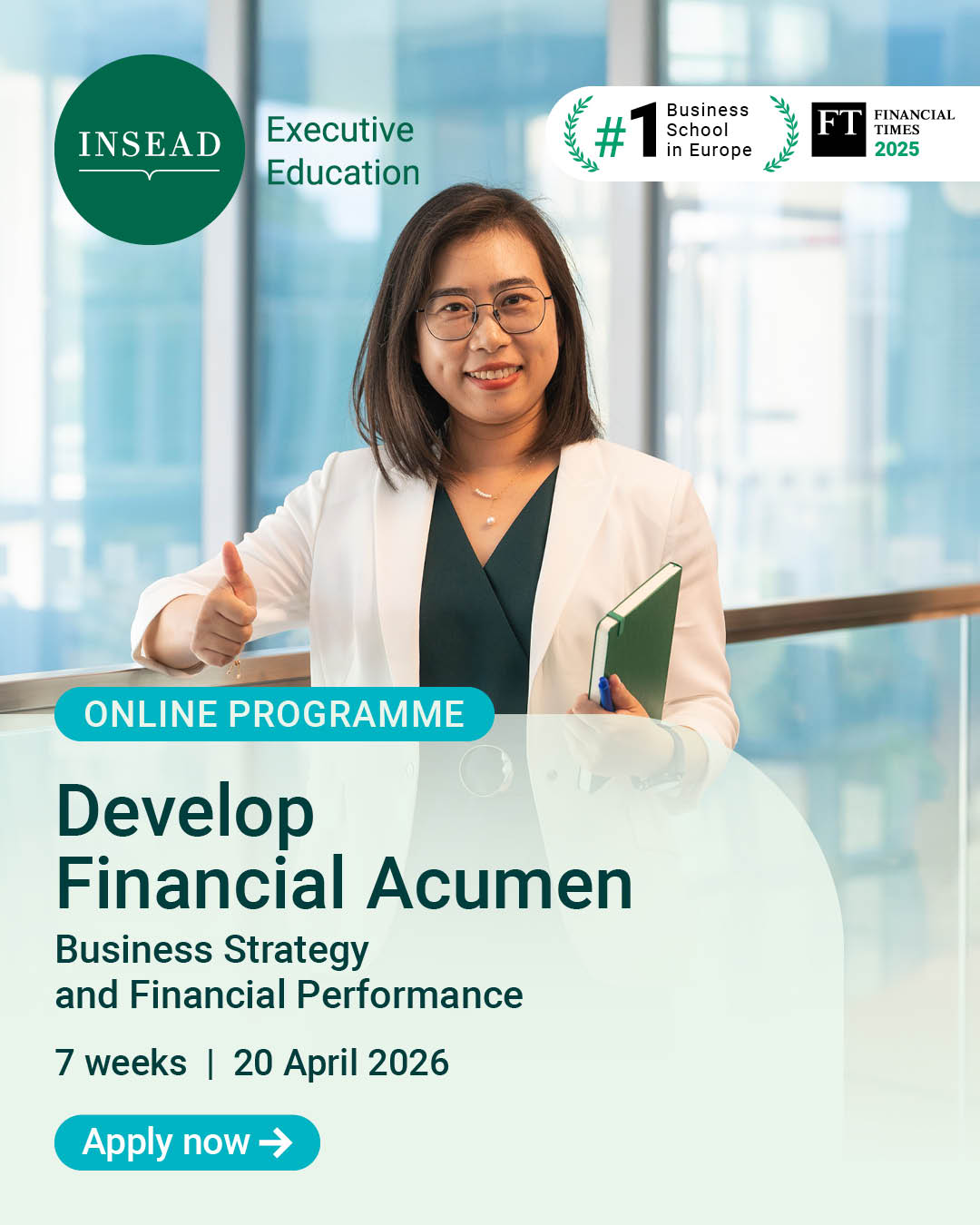 INSEAD Executive Education Facebook ad