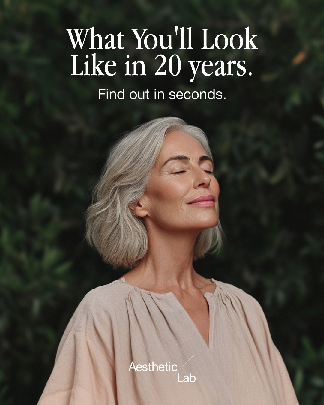 Aesthetic Lab Facebook ad: Get access now
