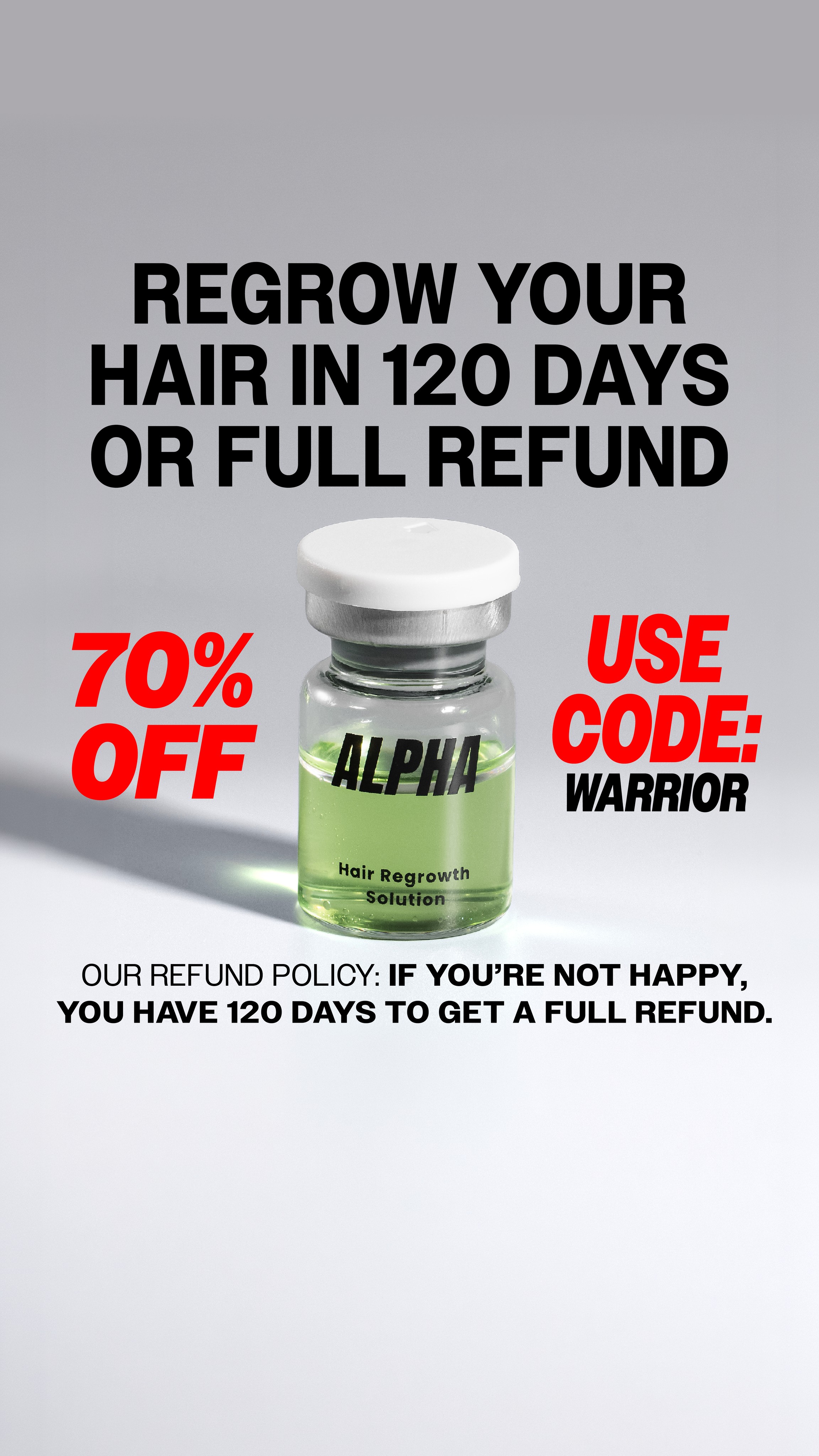 AlphaInfuse Facebook ad