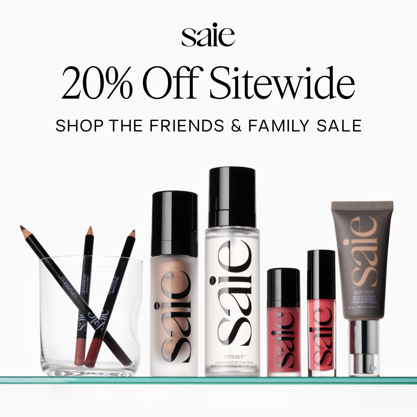 Saie Beauty Facebook ad