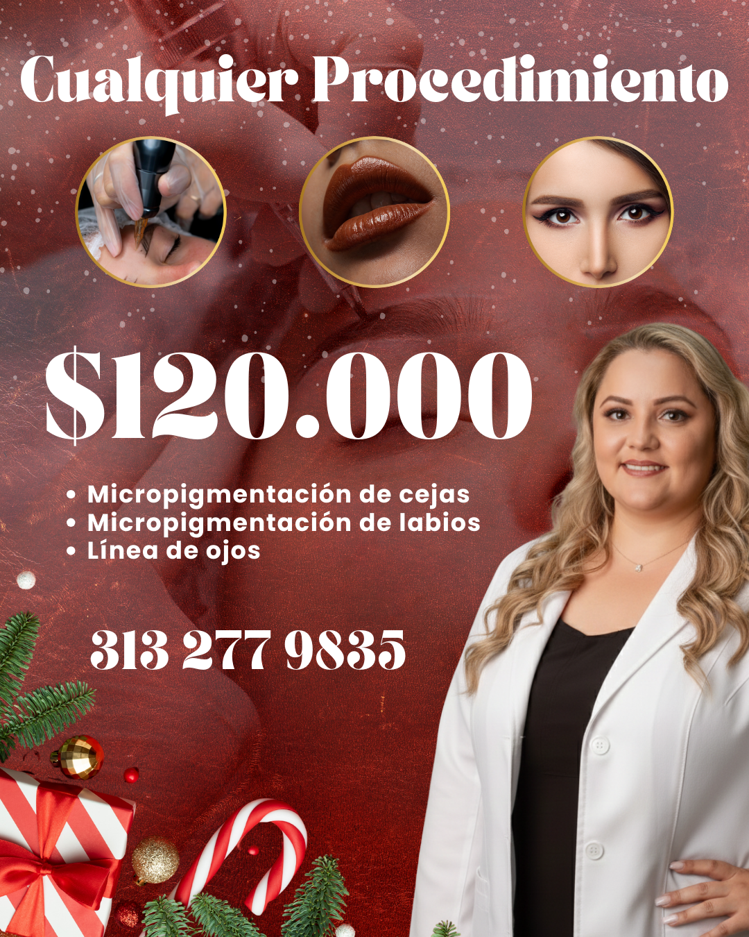 Flor roa cejas y pestañas Facebook ad: $120.000 CUALQUIER SERVICIO