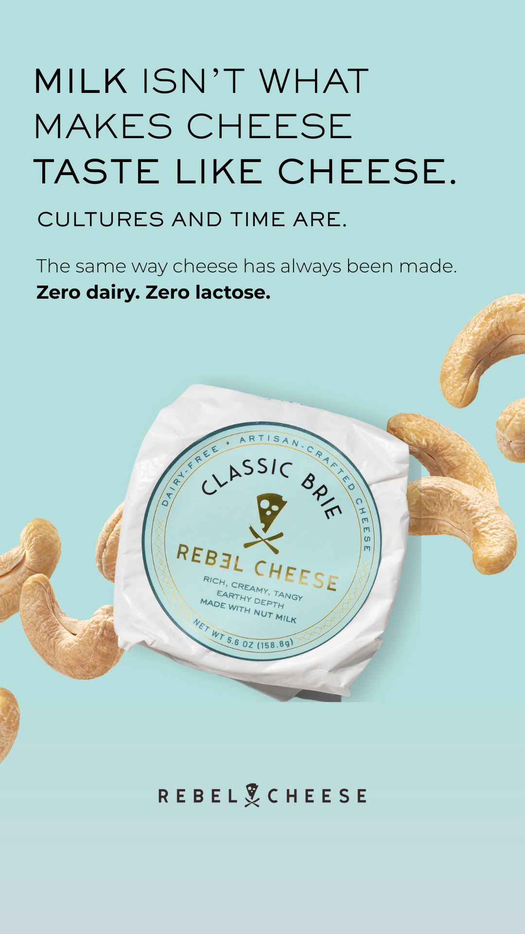 Rebel Cheese Facebook ad
