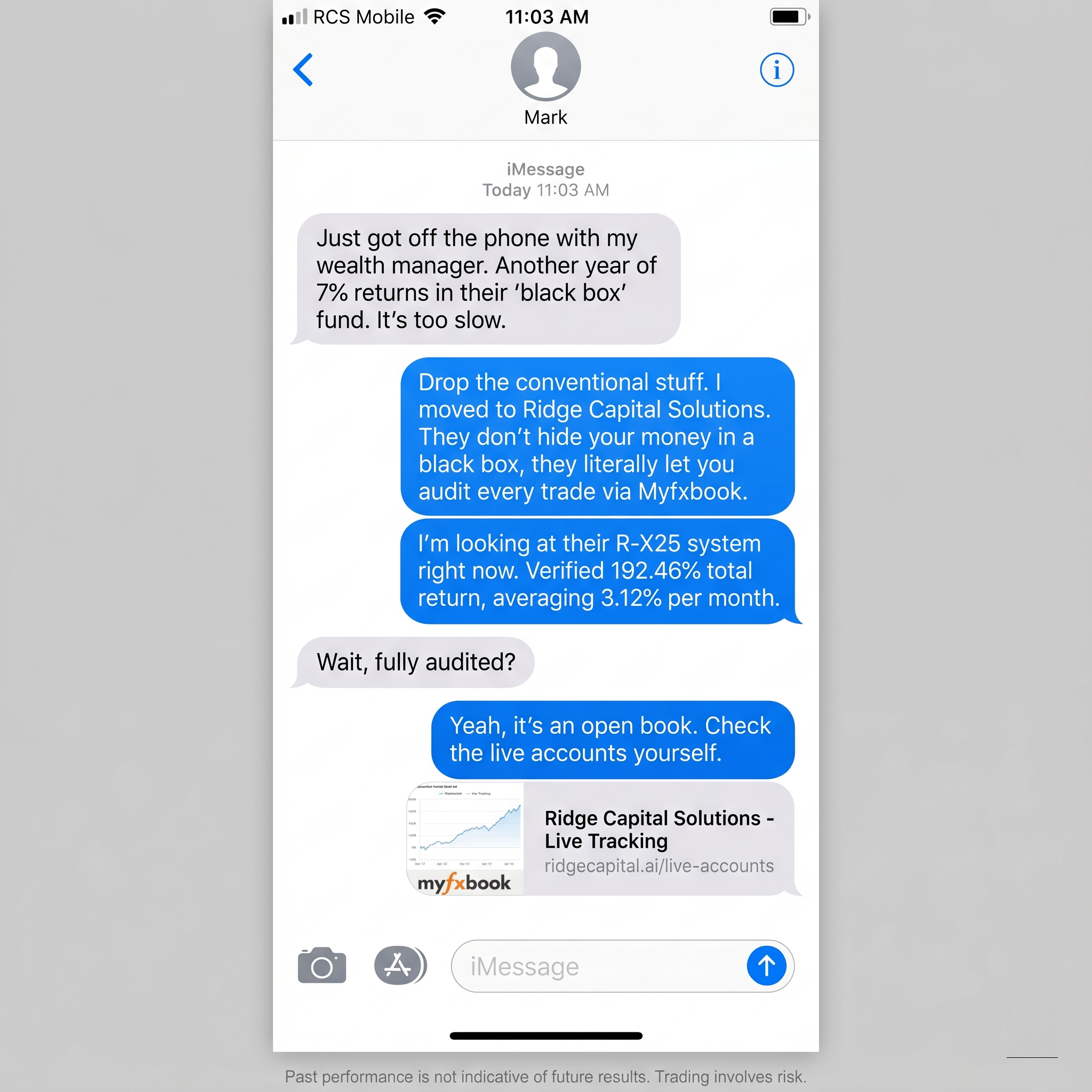 Ridge Capital Solutions Facebook ad
