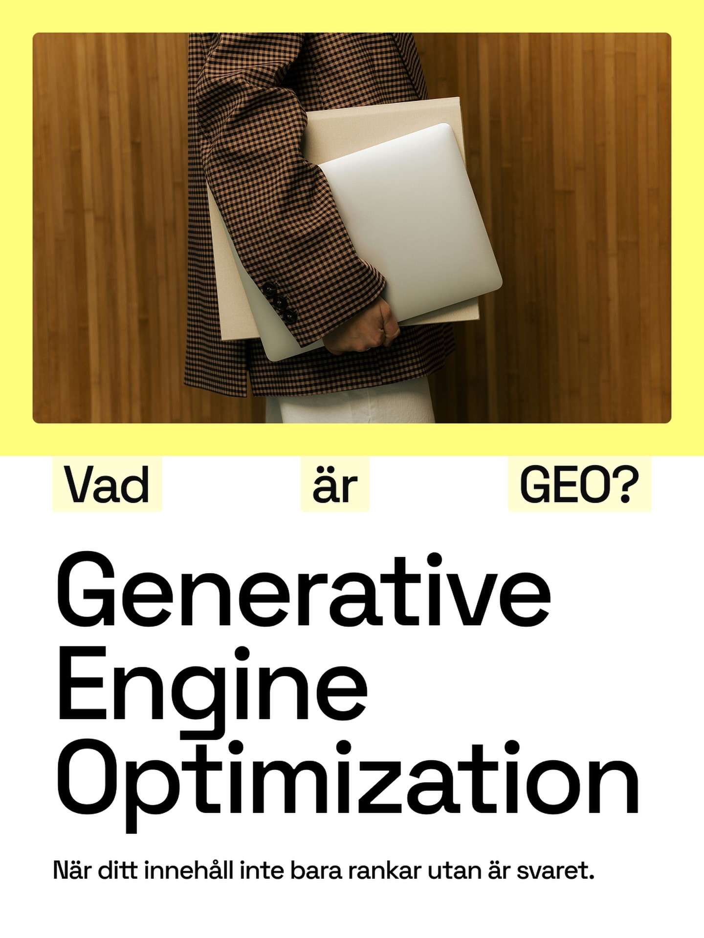 Qase Facebook ad: Vad är GEO?, Så funkar AI‑optimering i sök
