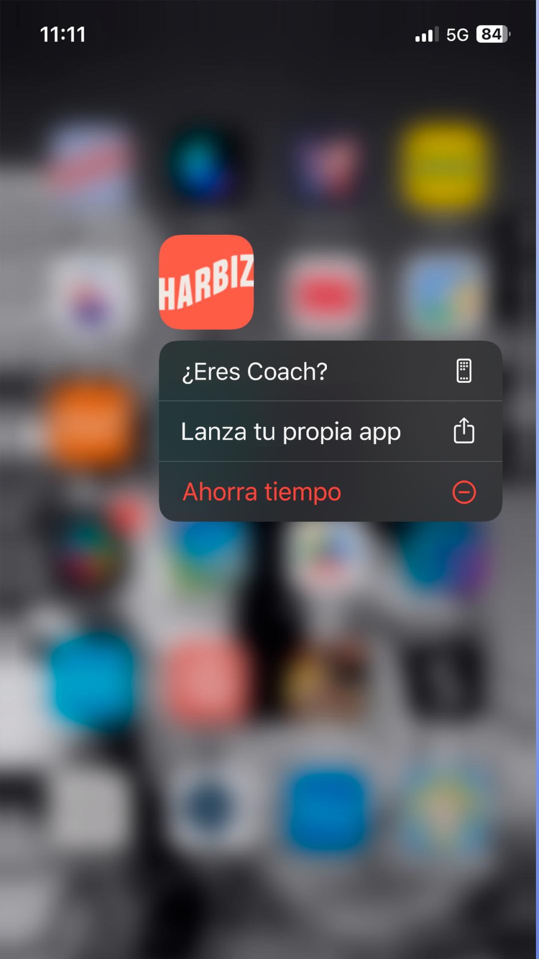 Harbiz.es Facebook ad
