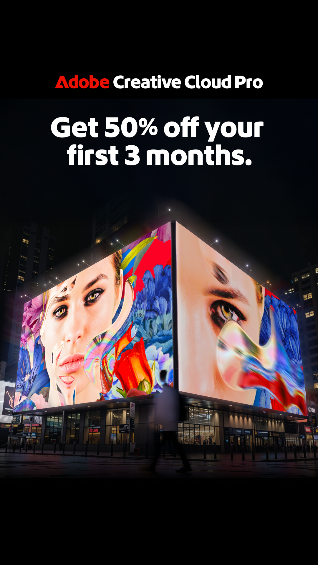 Adobe Creative Cloud Facebook ad