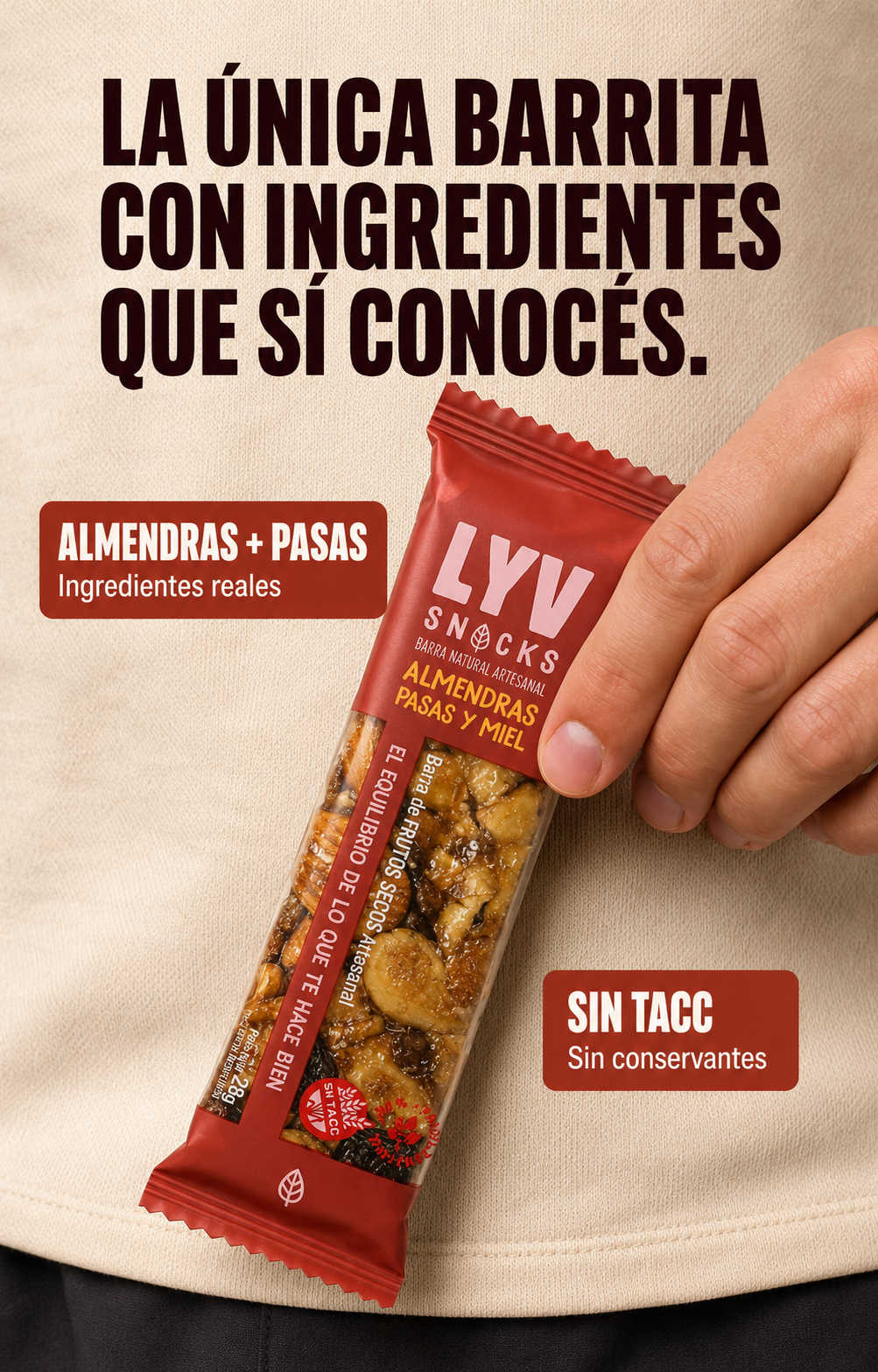 LYV Snacks Facebook ad
