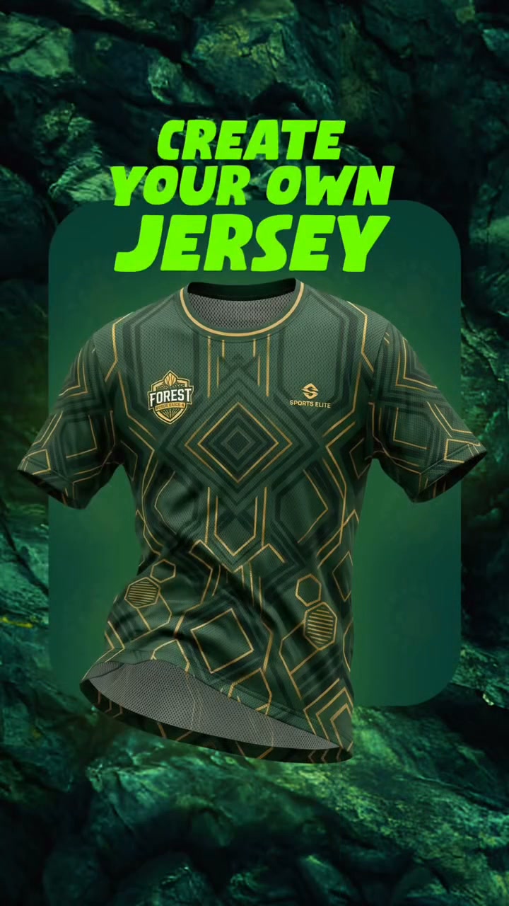 Customizely Facebook ad: Lead the field with custom jerseys