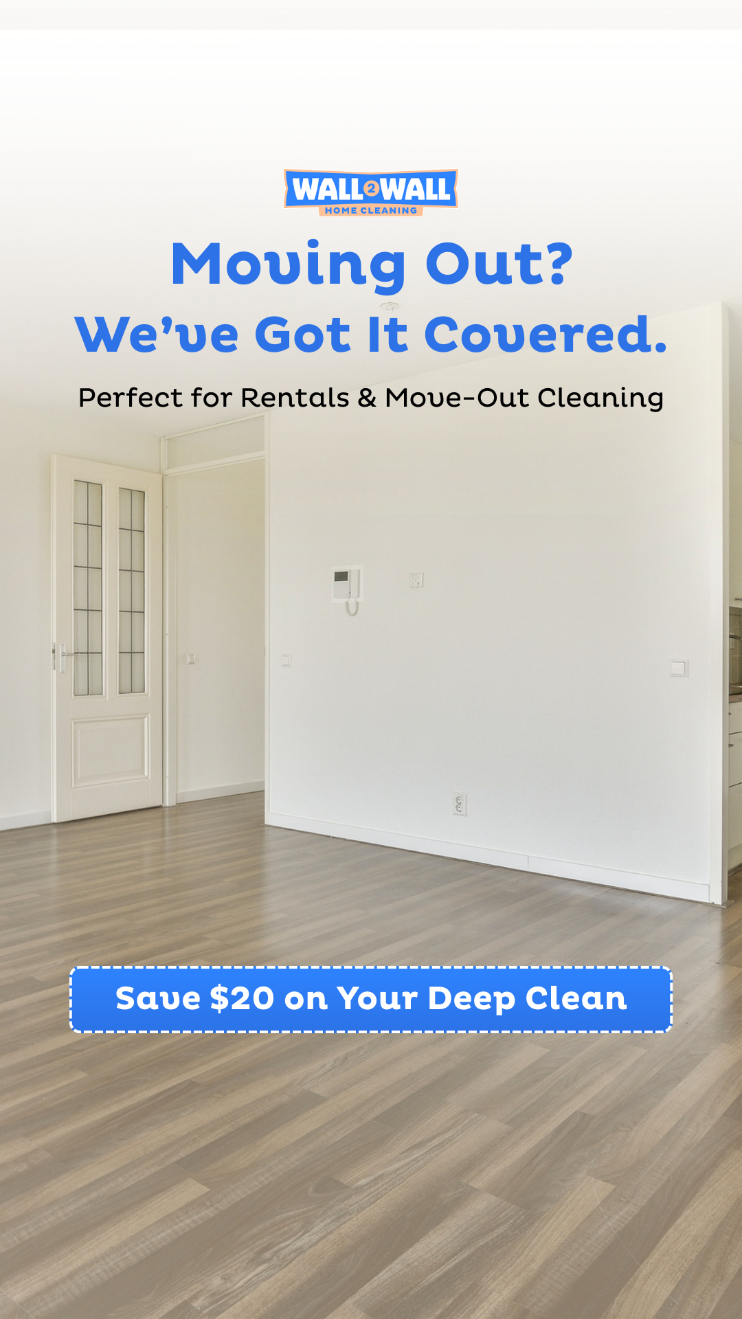 Wall 2 Wall Home Cleaning Facebook ad