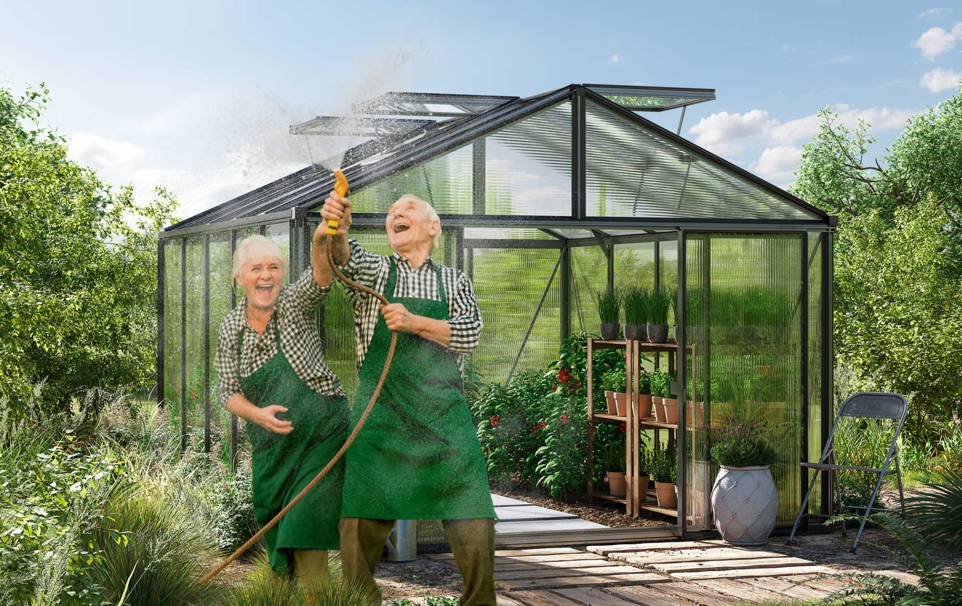 Garten- & Freizeit-Profi Facebook ad: Gewächshäuser & Hochbeete von GFP Frühere Aussaat, längere…