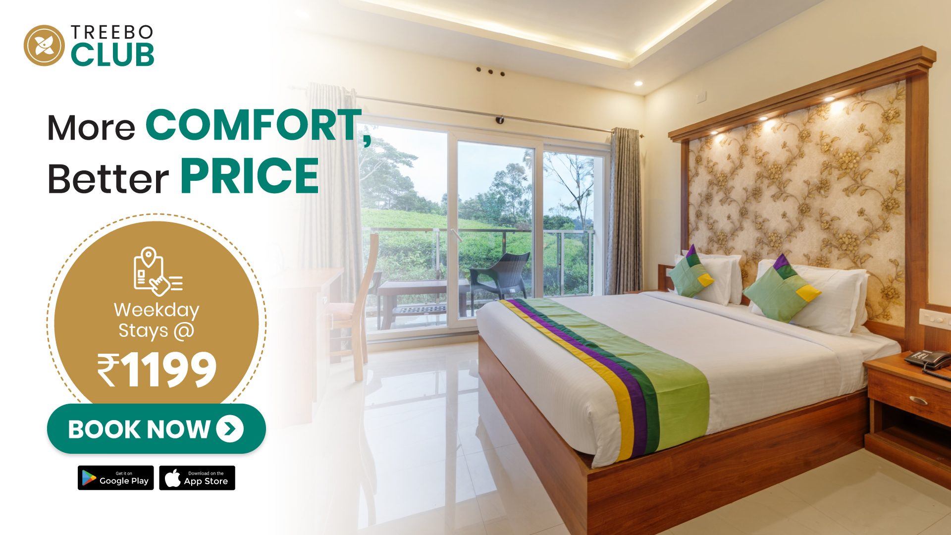 Treebo Hotels Facebook ad from Apr 29, 2025
