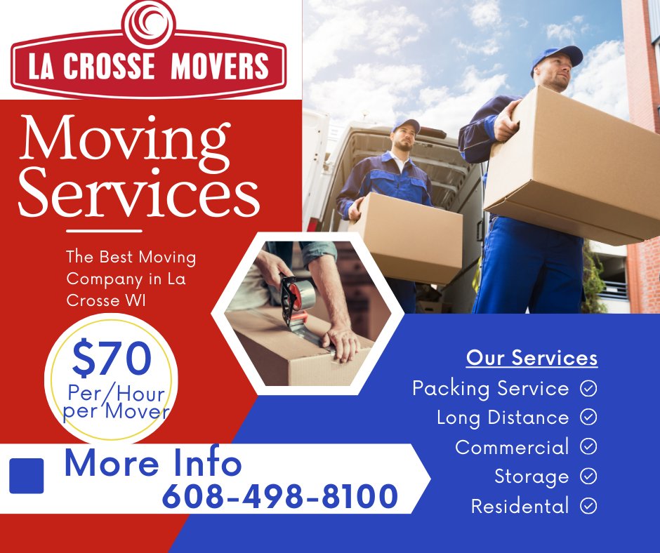 La Crosse Movers Facebook ad: Cold temps the past couple of weeks, but…