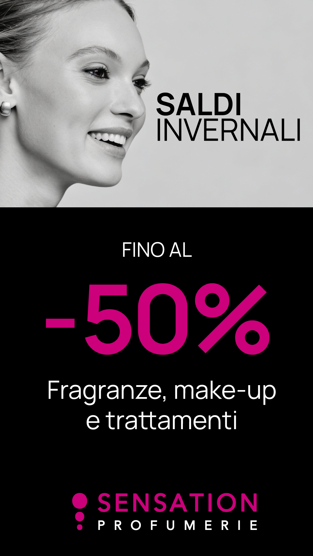 Sensation Profumerie Facebook ad from Jan 9, 2026