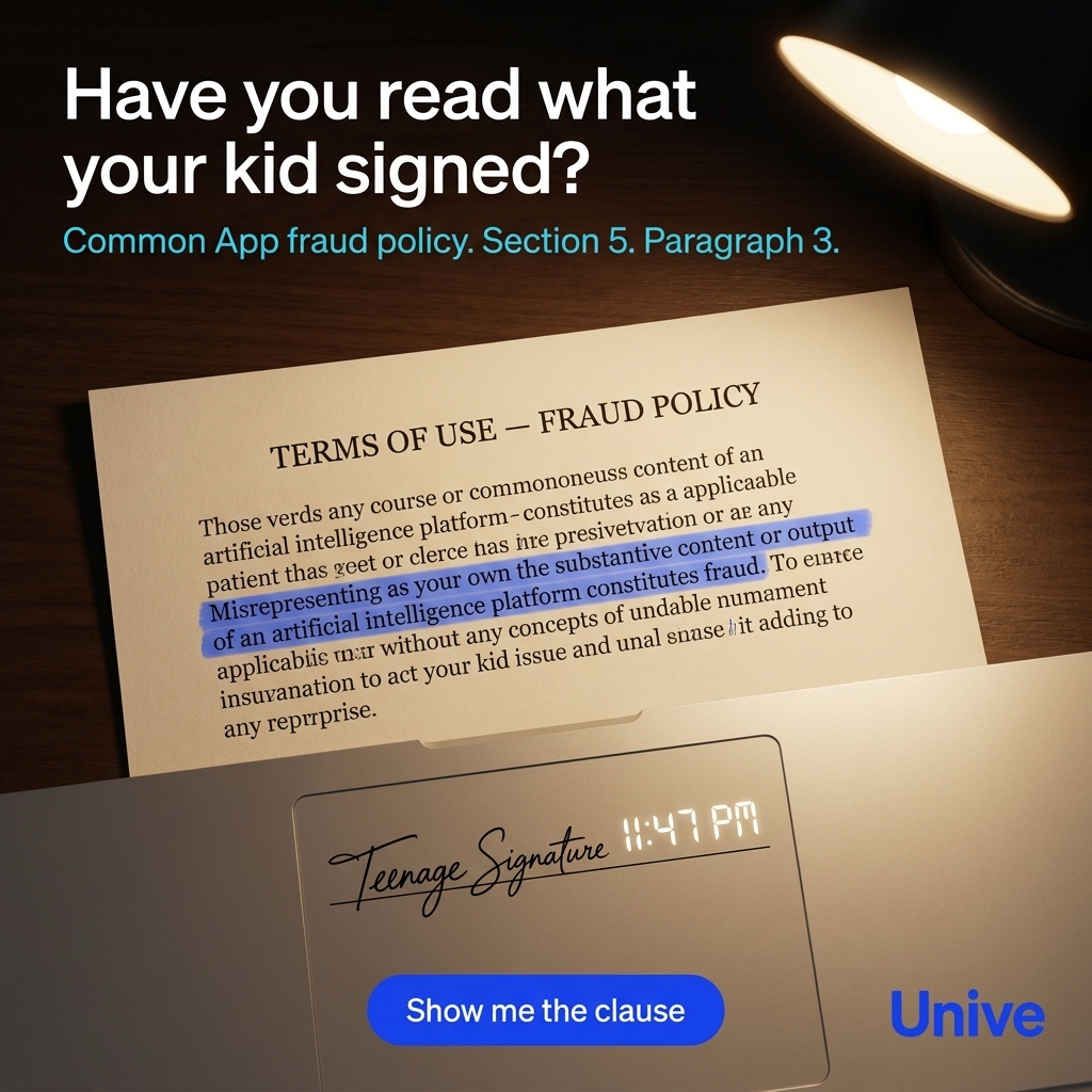 Unive AI Facebook ad