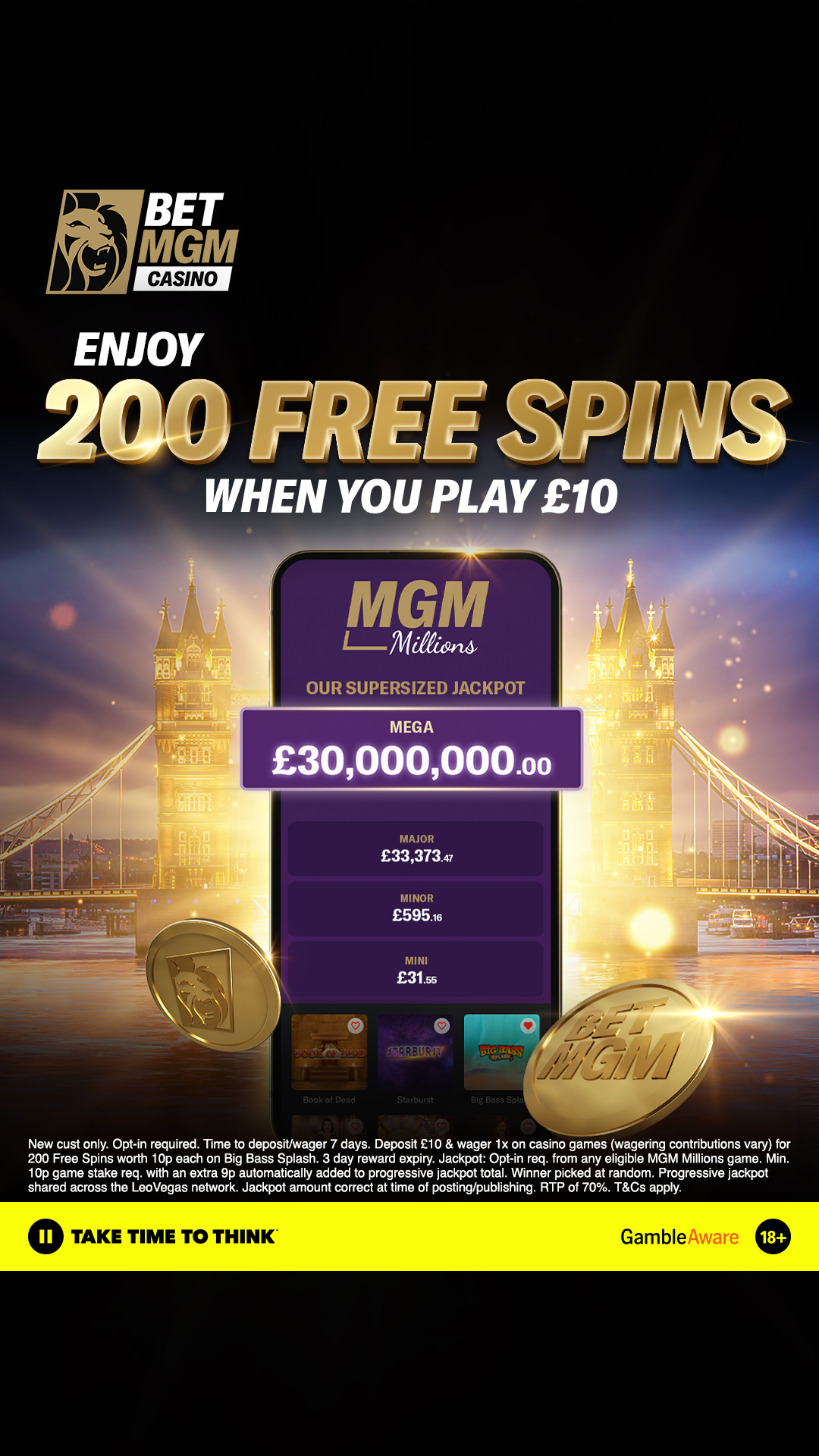 BetMGM UK Facebook ad