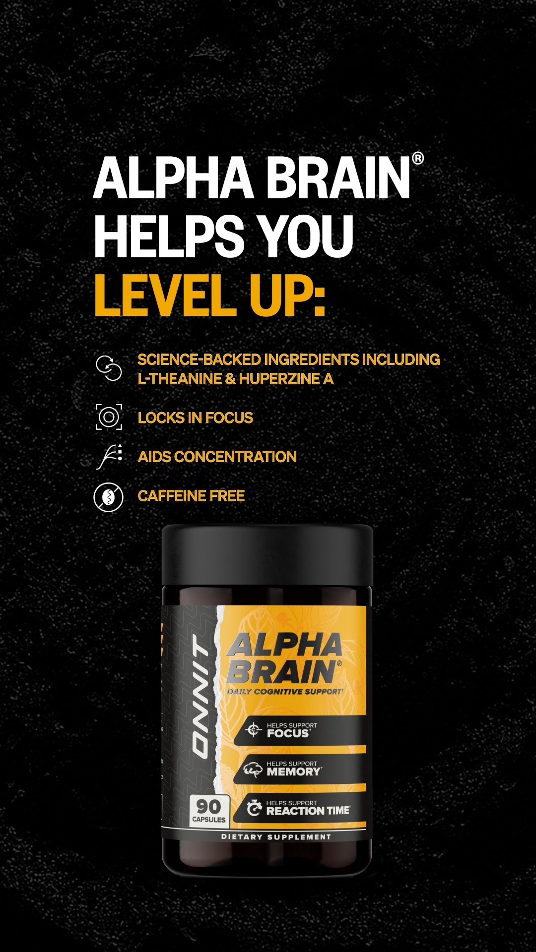 Onnit Facebook ad: Refine Your Flow State