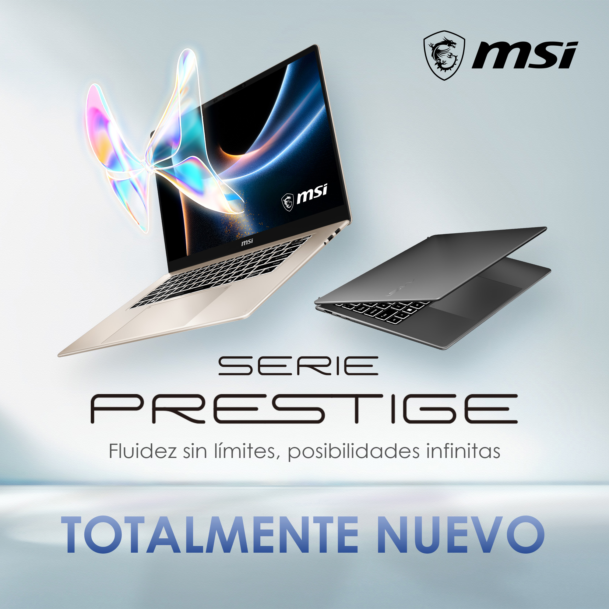 MSI Gaming Facebook ad: Compra Anticipada - MSI Prestige 14/16 AI+