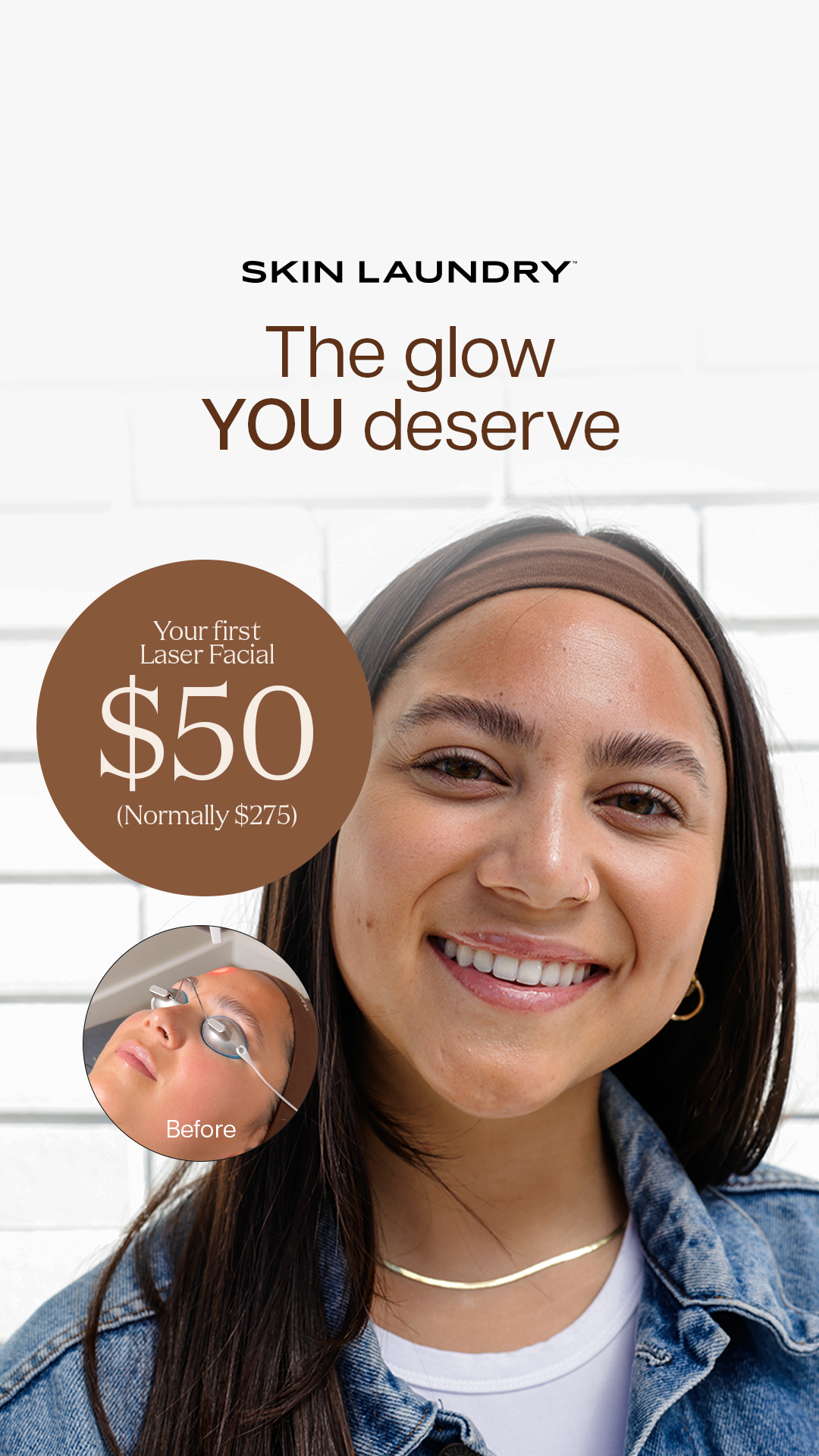 Skin Laundry Facebook ad