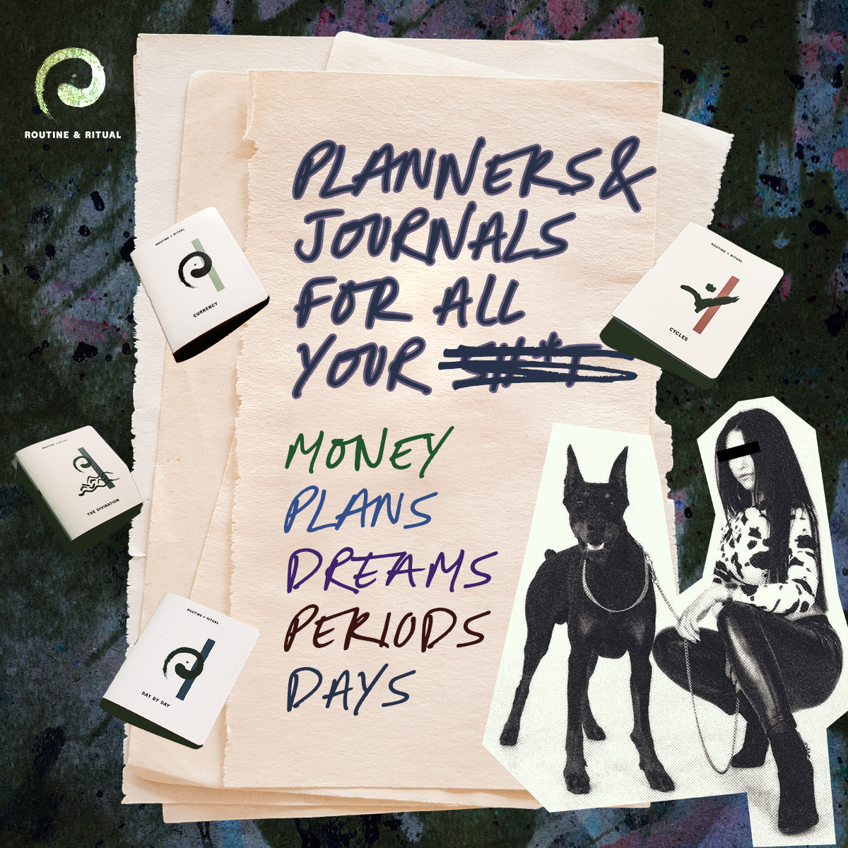Routine + Ritual Facebook ad: Planners and Journals for more than just your…