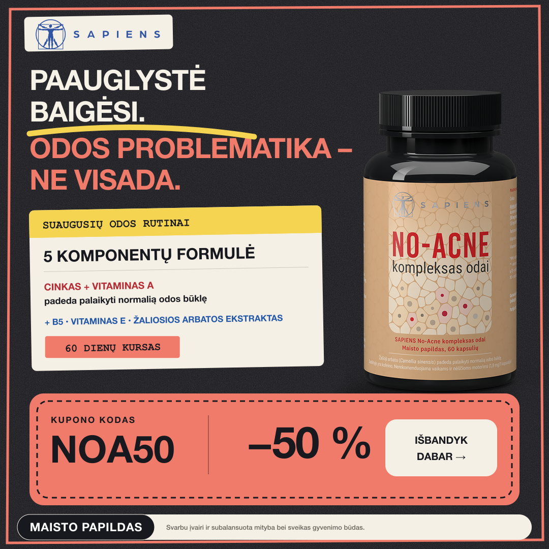 Sapiens Facebook ad: Kai oda gyvena savo taisyklėmis