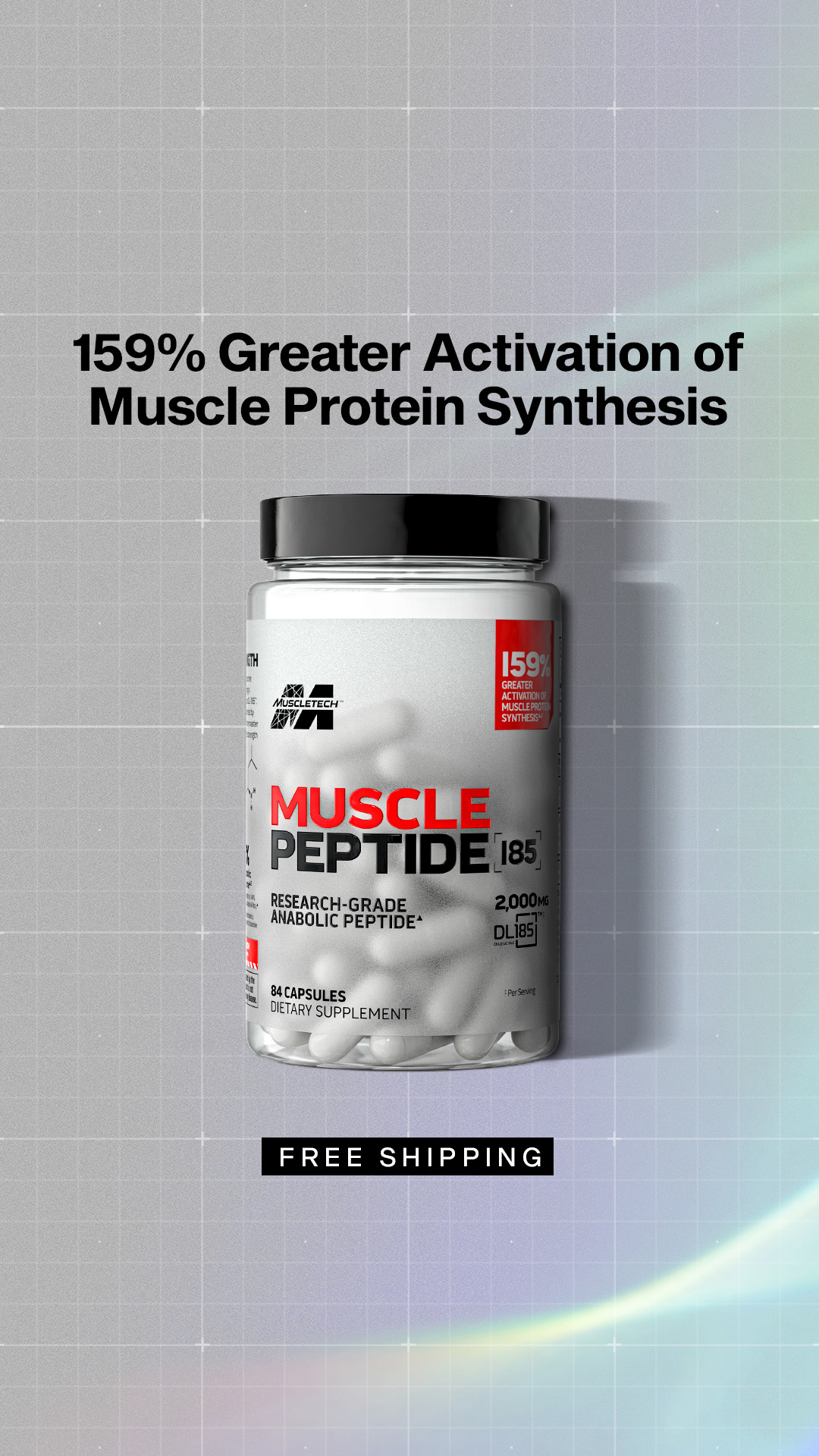 MuscleTech Facebook ad