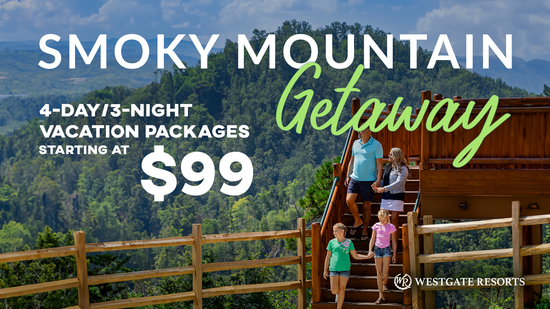 Westgate Smoky Mountain Resort & Water Park Facebook ad