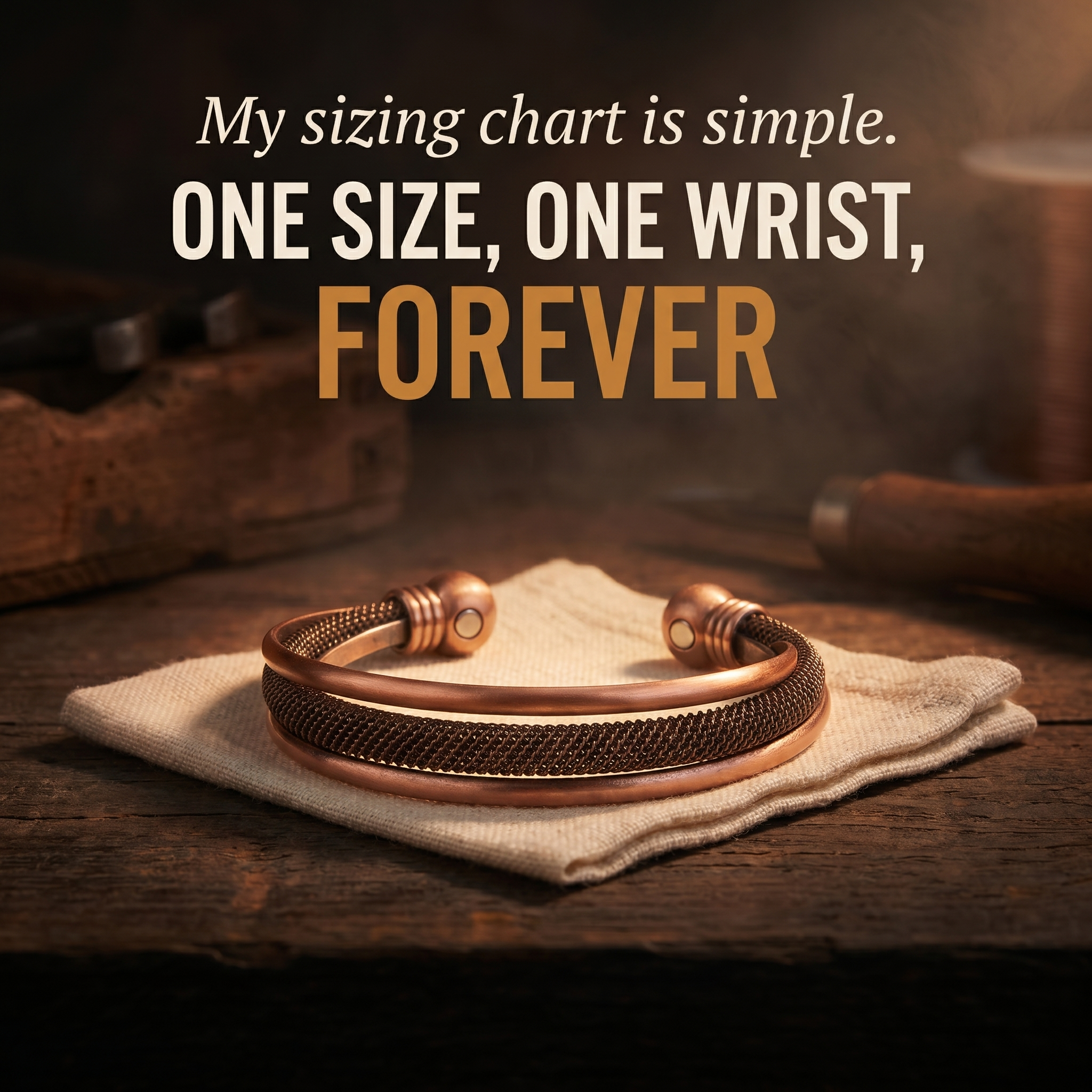 Vera’s Copper Jewelry Facebook ad