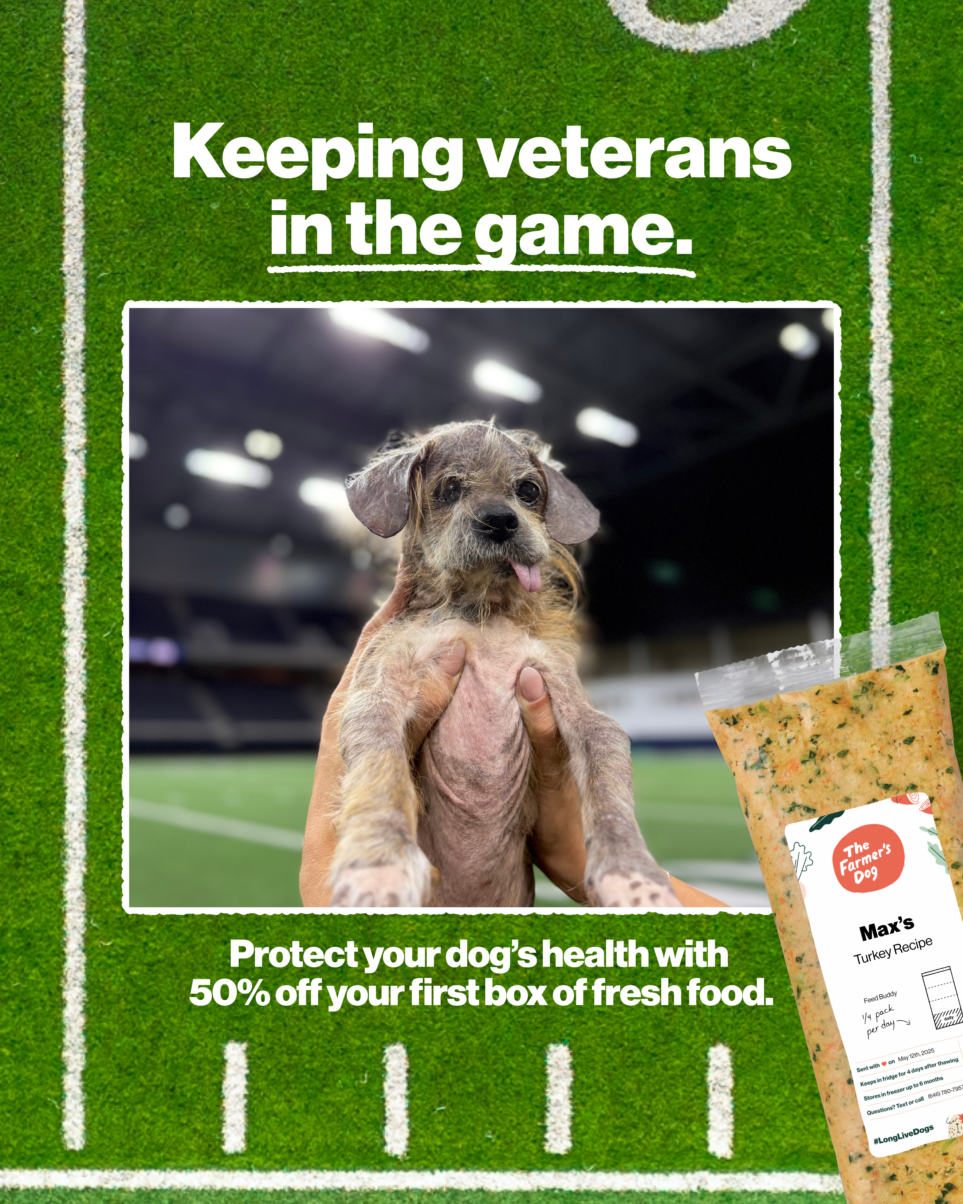 The Farmer's Dog Facebook ad