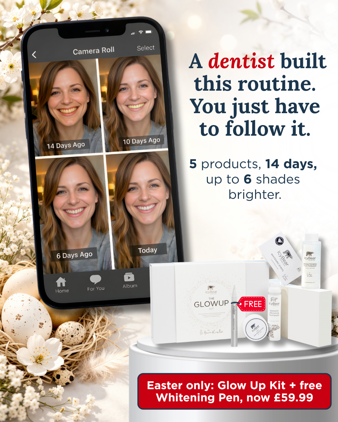 Icy Bear Dental Facebook ad