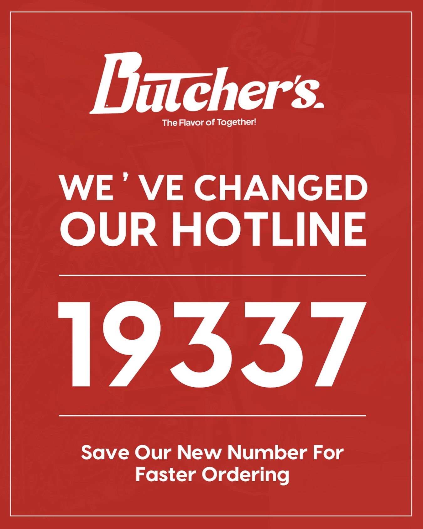 Butcher's Burger Facebook ad