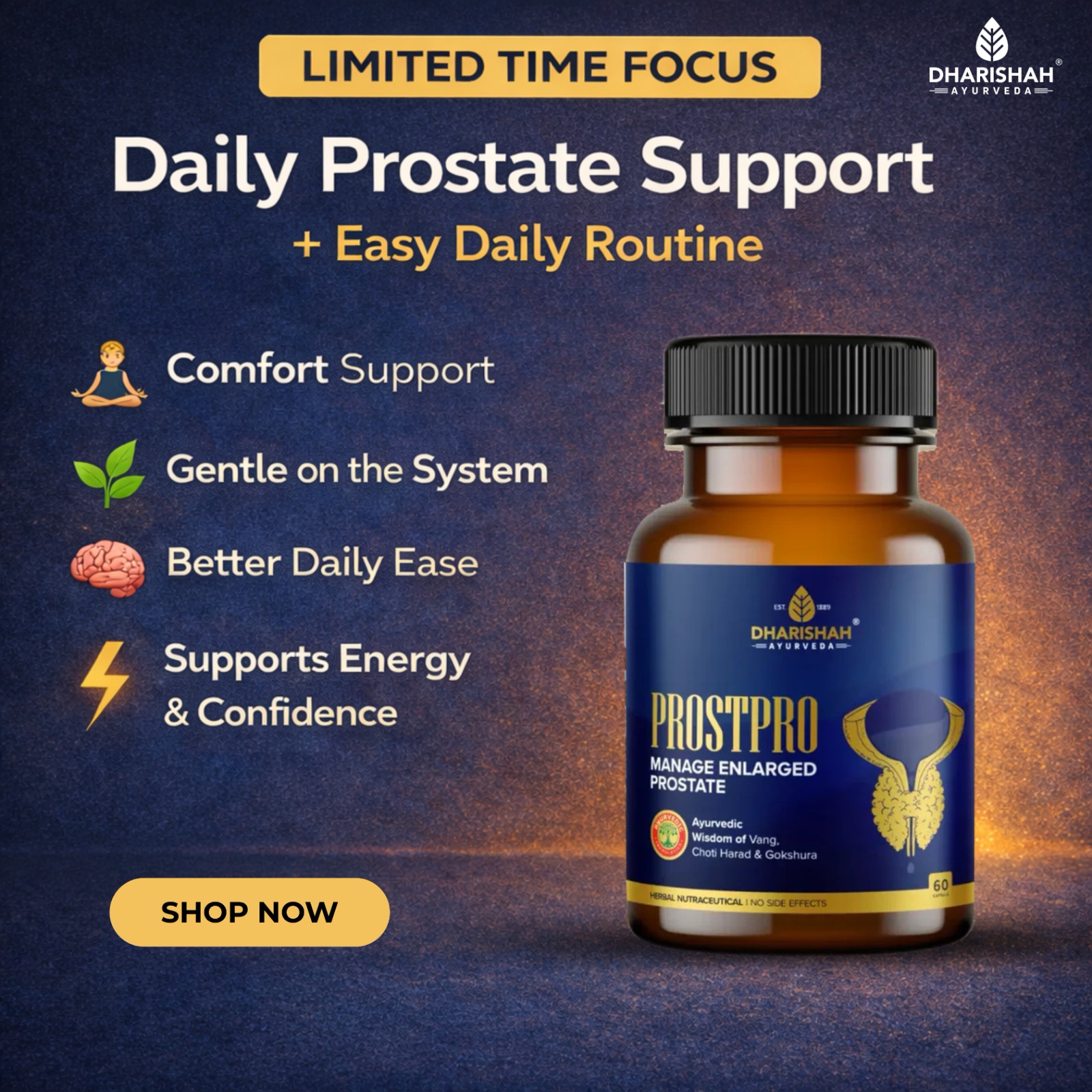 Dharishah Ayurveda Facebook ad