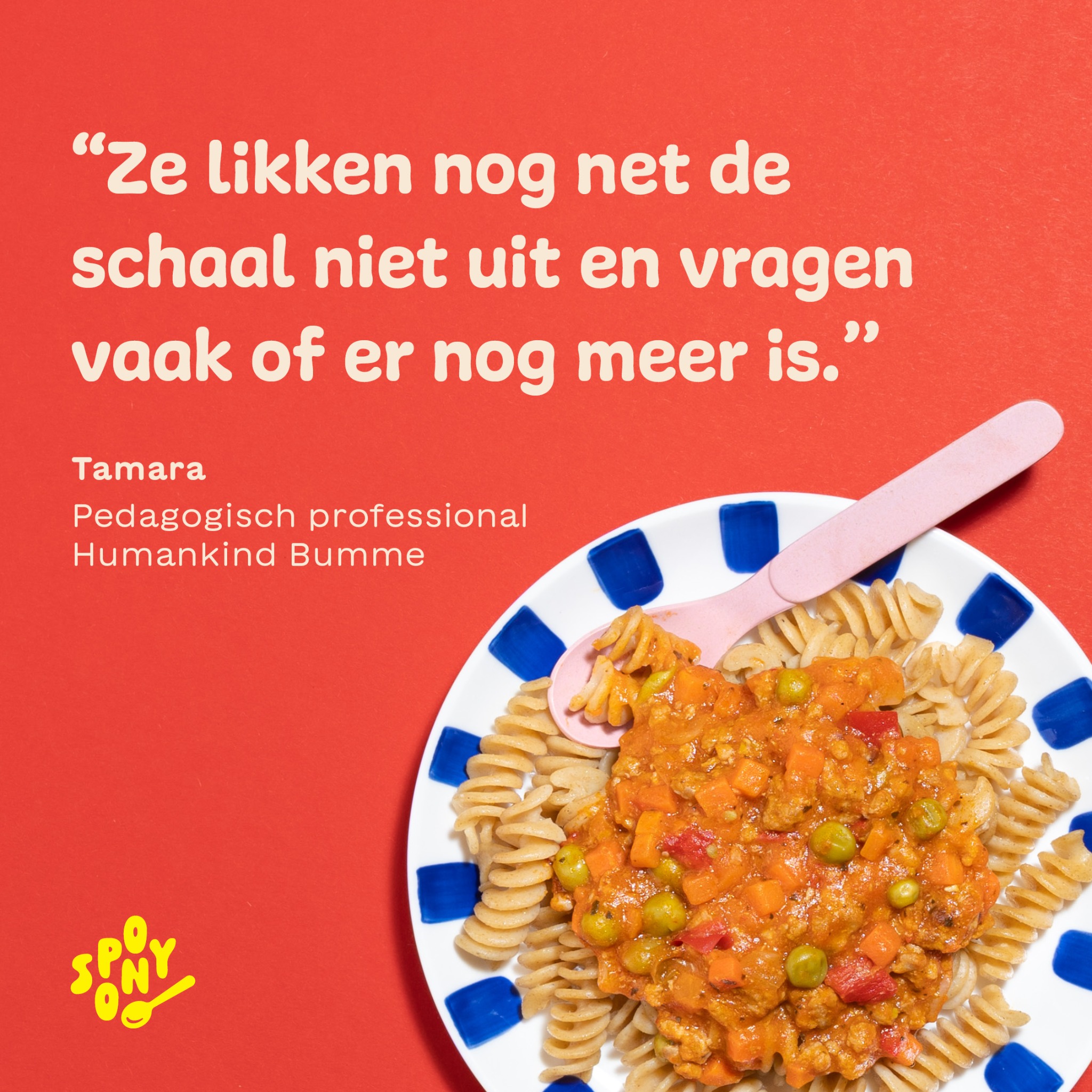 Spoony Facebook ad: Een flink portie eetplezier met Spoony