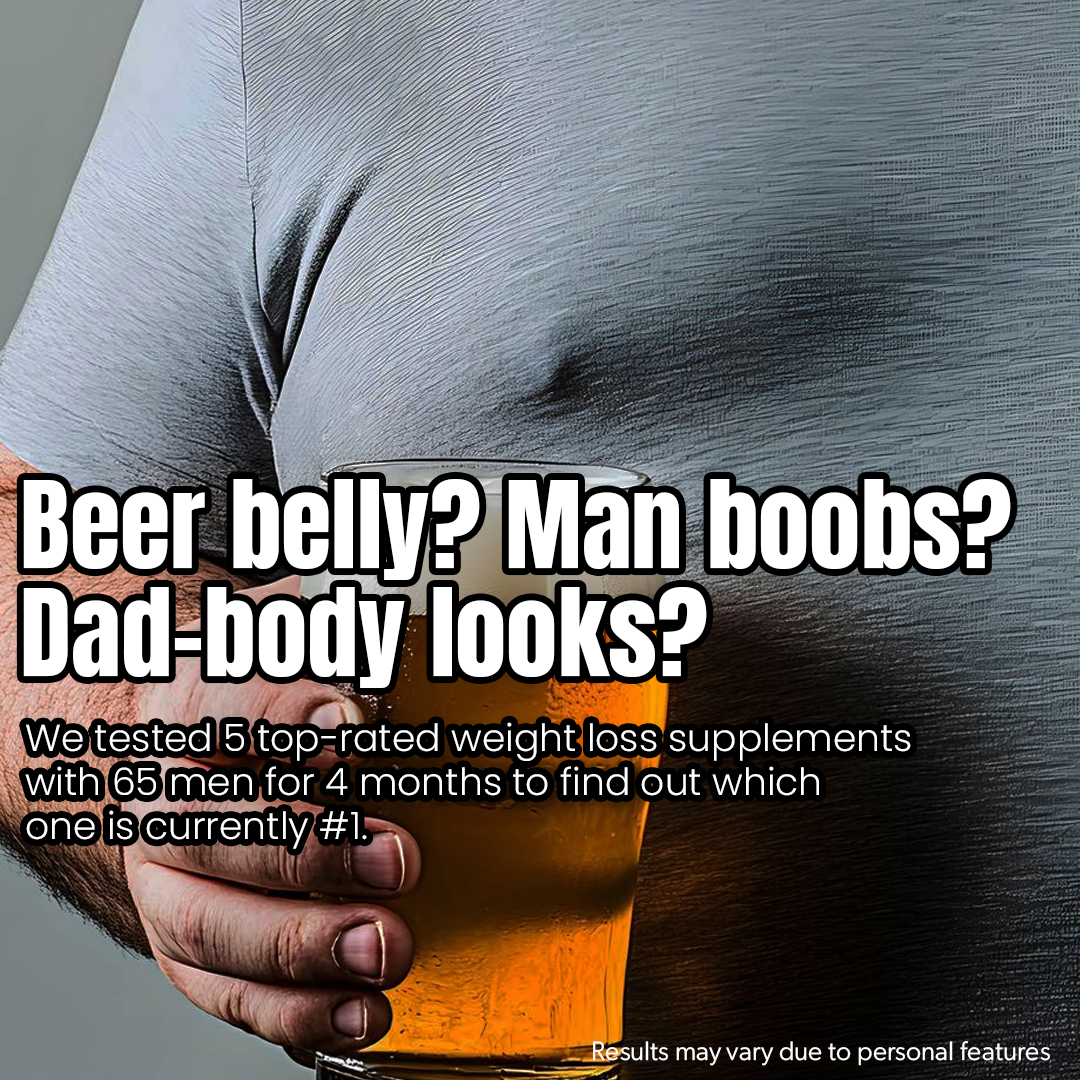 GLP One News Facebook ad: We Tested 5 GLP-1 Supplements With 65 Men