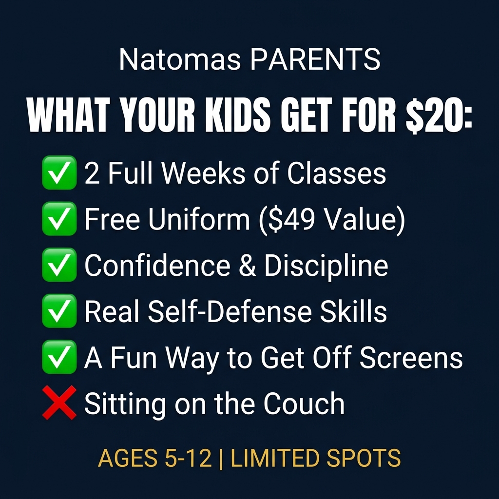 Natomas Academy - Family Taekwondo Facebook ad: Family Martial Arts!