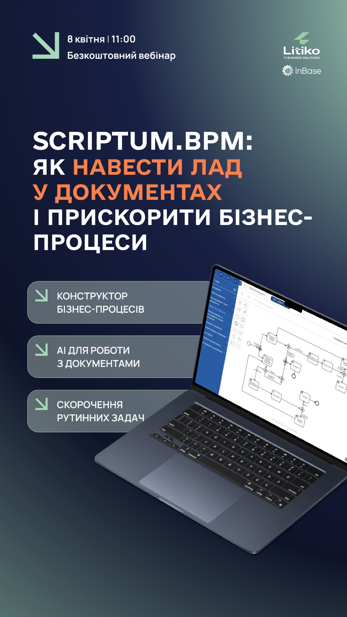 Litiko LLC. Digital Business Automation Facebook ad from Mar 27, 2026