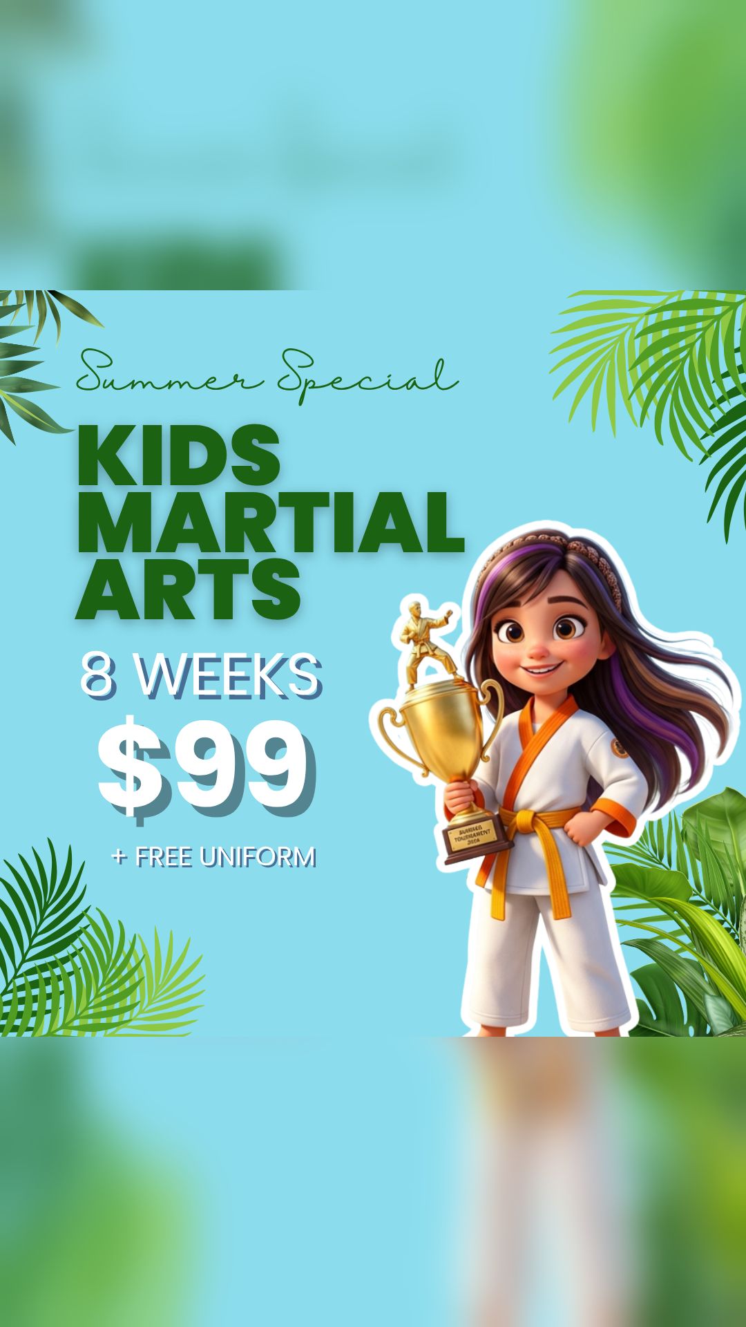Personal Achievement Martial Arts Facebook ad from May 5, 2026